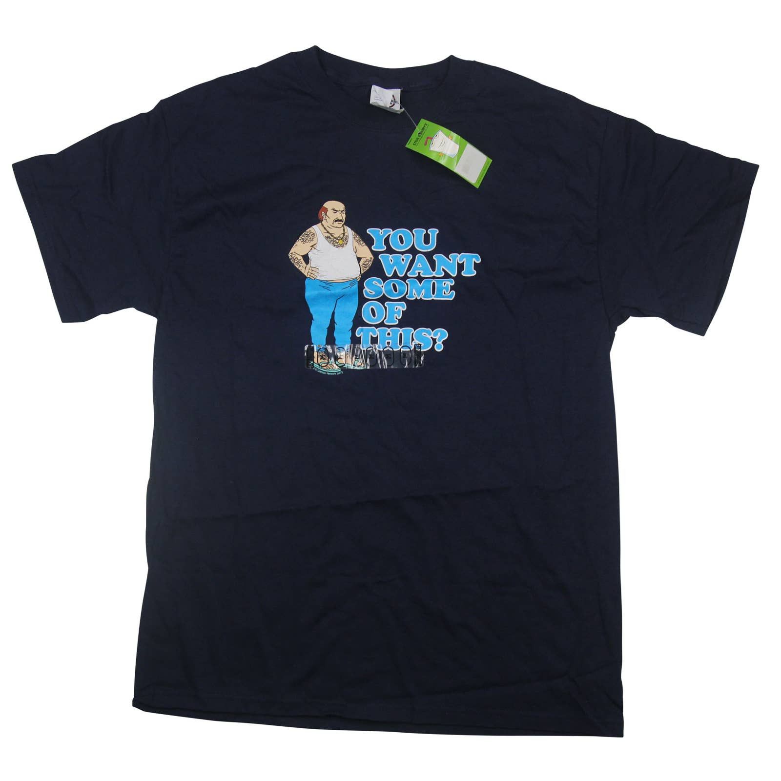 Vintage Adulte Natation Aqua Teen Hunger Force Carl T-Shirt Bd