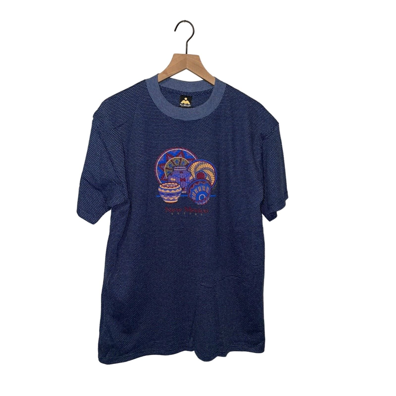 Vintage Vintage New Mexico Sedona Shirt NM Graphic Blue Tee 80s L Size US L / EU 52-54 / 3 - 1 Thumbnail
