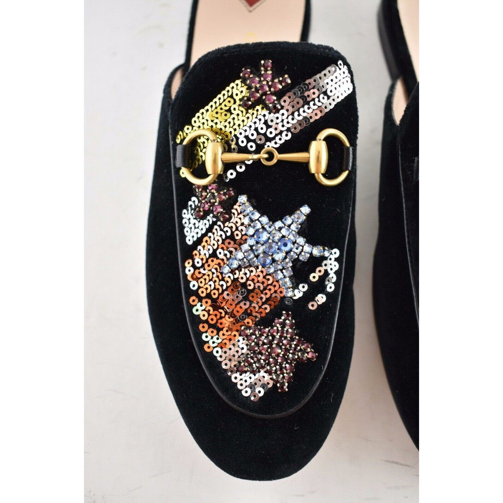 Gucci Princetown Shooting Star Slide Loafer Mule Slipper Flat 35 Size US 5 / IT 35 - 7 Thumbnail