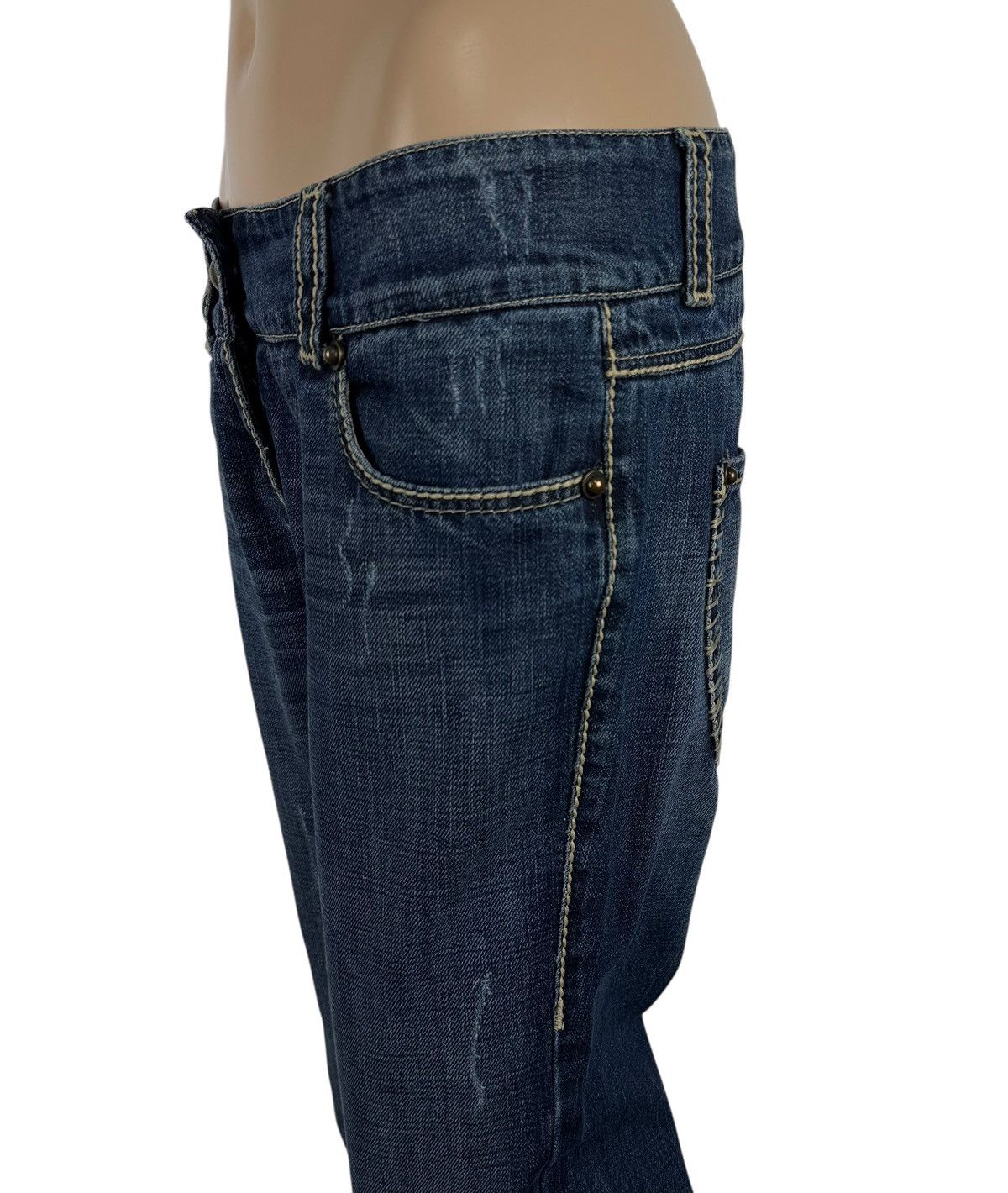 Other Angelo Mozzillo Fashion Fantasy Art Denim Jeans Vintage 42 Size 28" / US 6 / IT 42 - 8 Thumbnail