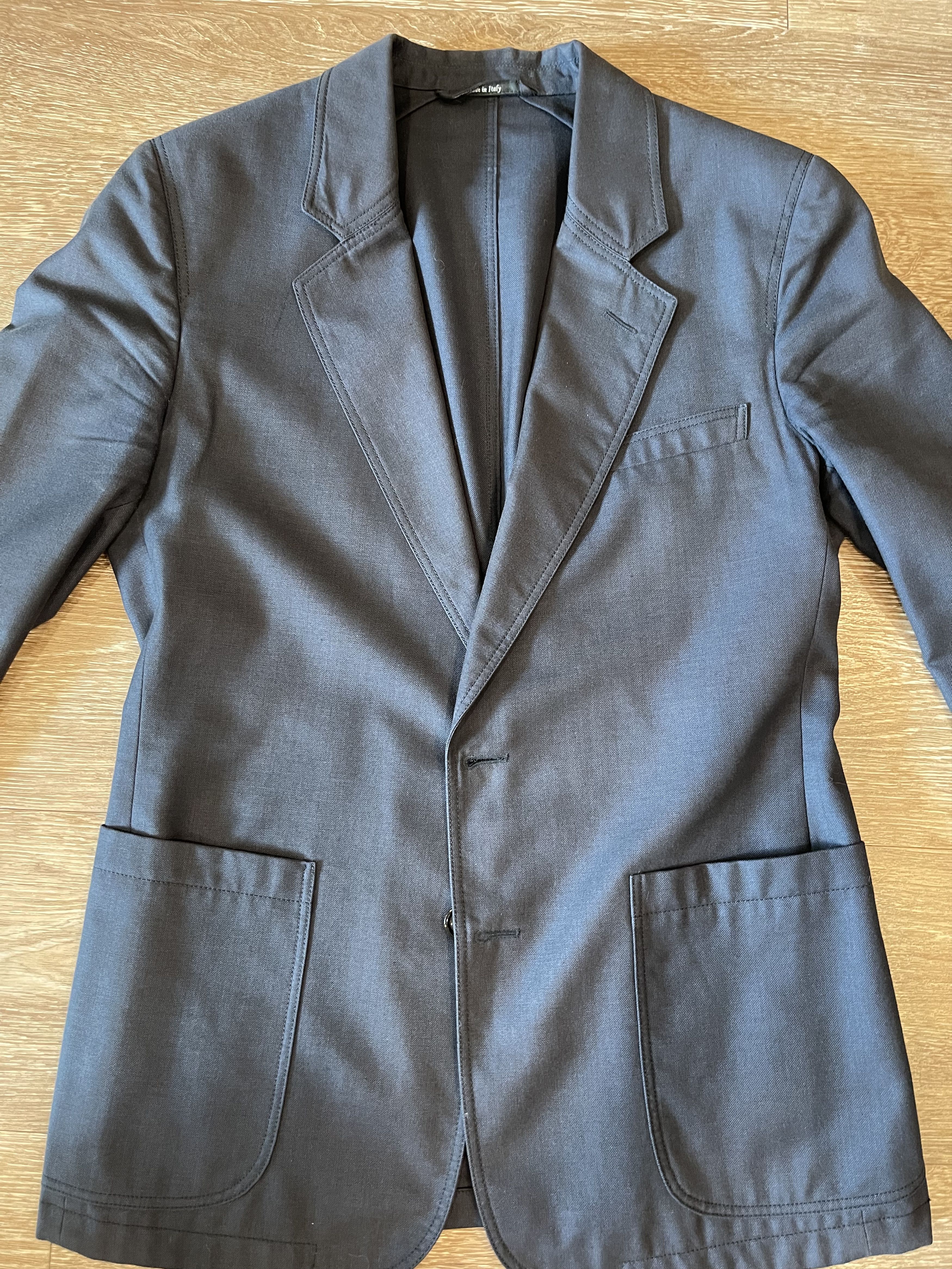 Maison Margiela MAISON MARTIN MARGIELA - NAVY WOOL JACKET Size US M / EU 48-50 / 2 - 5 Thumbnail