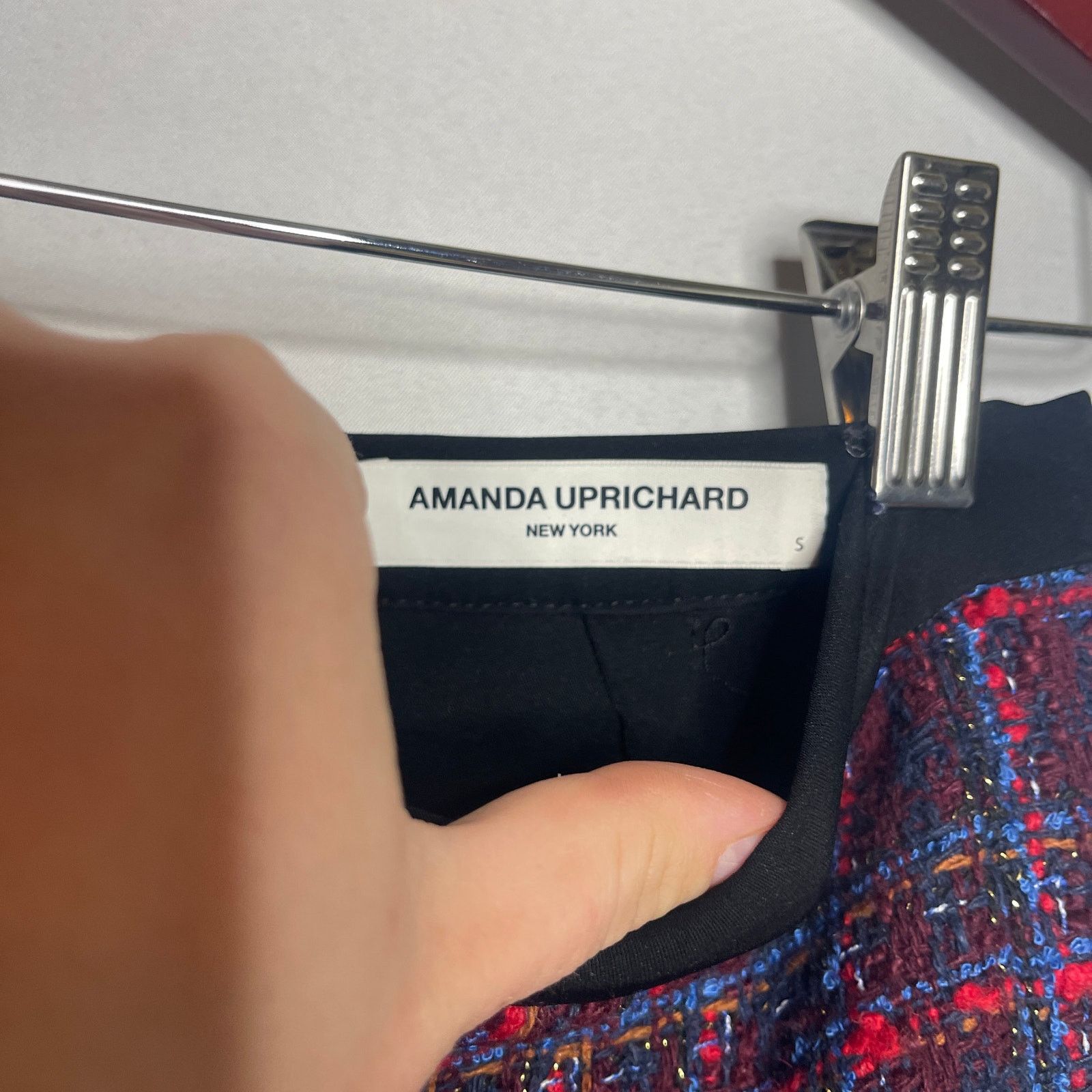 Amanda Uprichard AMANDA UPRICHARD SET Tweed Collar Blazer & mini skirt S Size 26" / US 2 / IT 38 - 6 Thumbnail