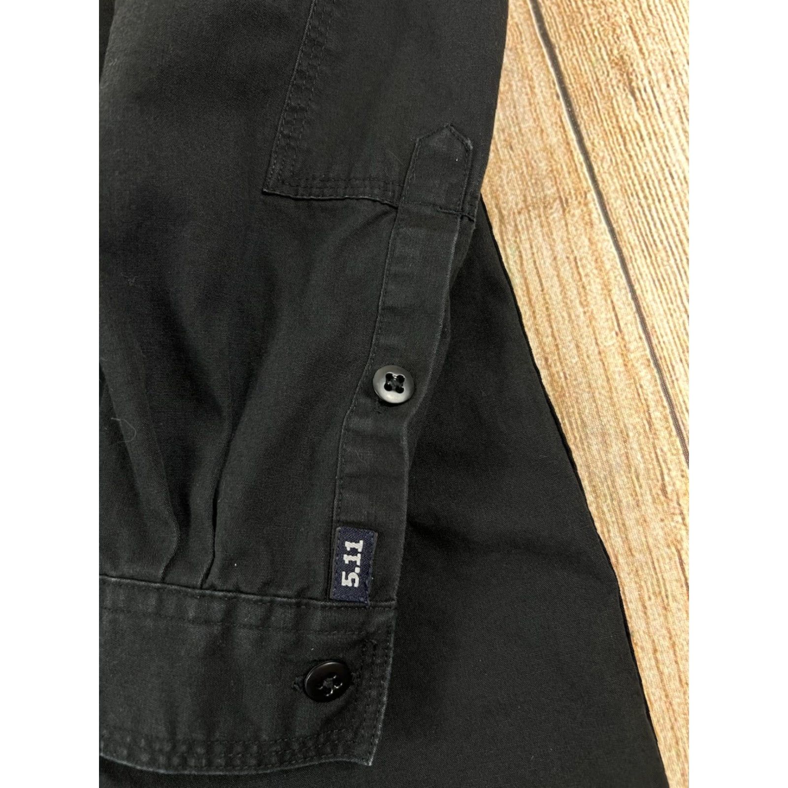 Vintage 5.11 Tactical Mens Button-Up Shirt Black Long Sleeve Men's Casual Workwear 50 in Chest Size M Size US M / EU 48-50 / 2 - 4 Thumbnail