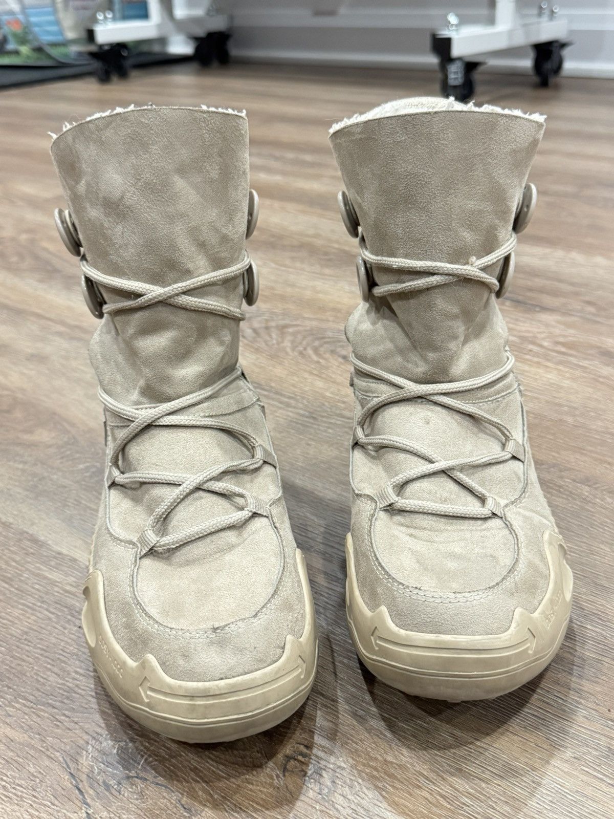 Off-White Off-White™ DDSY-1000 Suede Boots – 2013 Virgil Abloh Archive Size US 9 / IT 39 - 2 Thumbnail