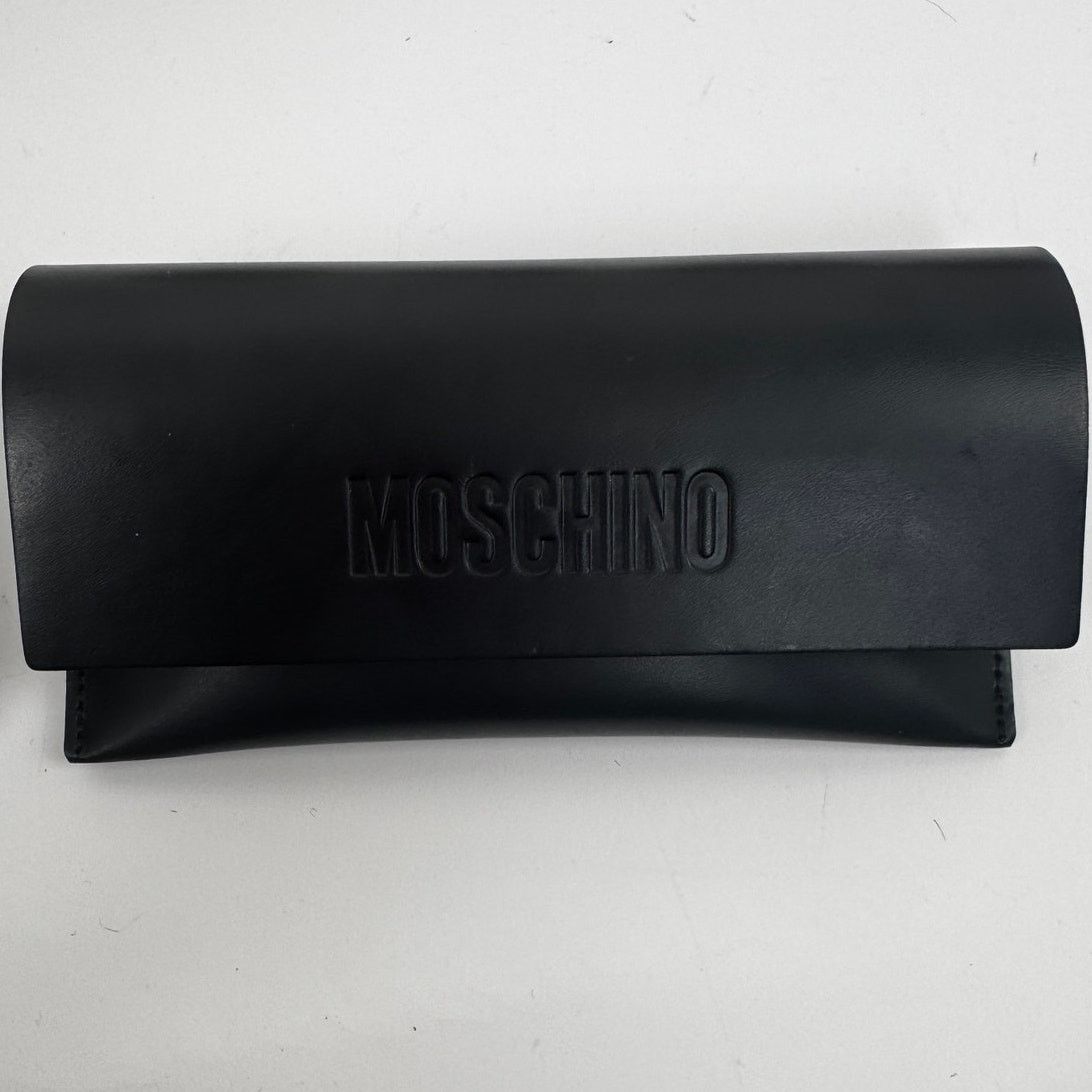 Moschino Moschino Heart Shaped Jet Black Oversized Frame Sunglasses Size ONE SIZE - 12 Thumbnail