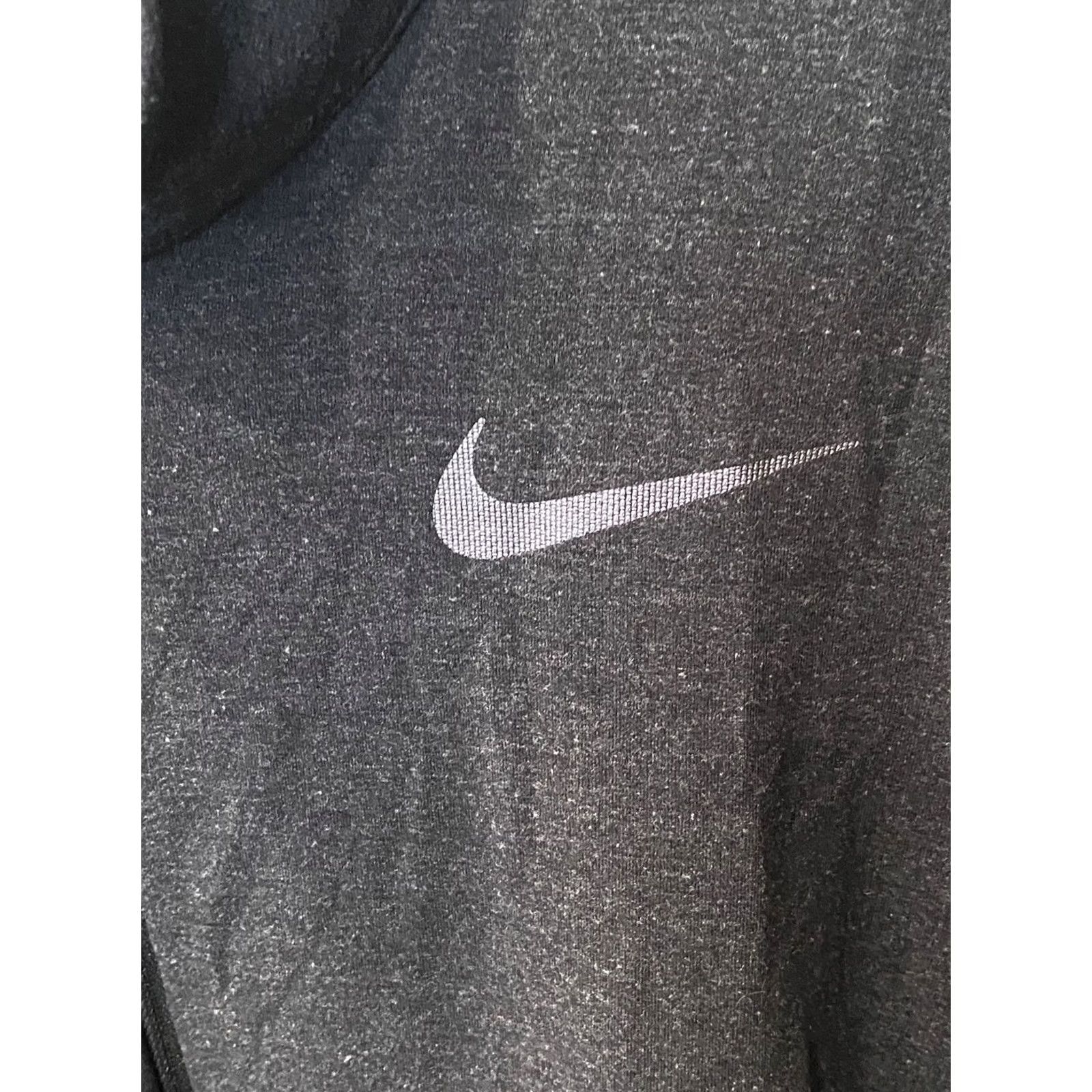 Nike Nike Gray Stretch Zippered SWEATER XL Extra Large Mens Size US XL / EU 56 / 4 - 4 Thumbnail