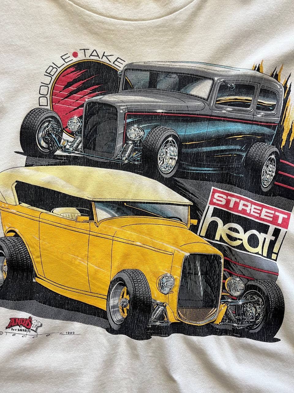 Hanes × Vintage 1989 Vintage Street Heat Hot Rod Hanes Heavyweight Graphic Size US M / EU 48-50 / 2 - 6 Thumbnail
