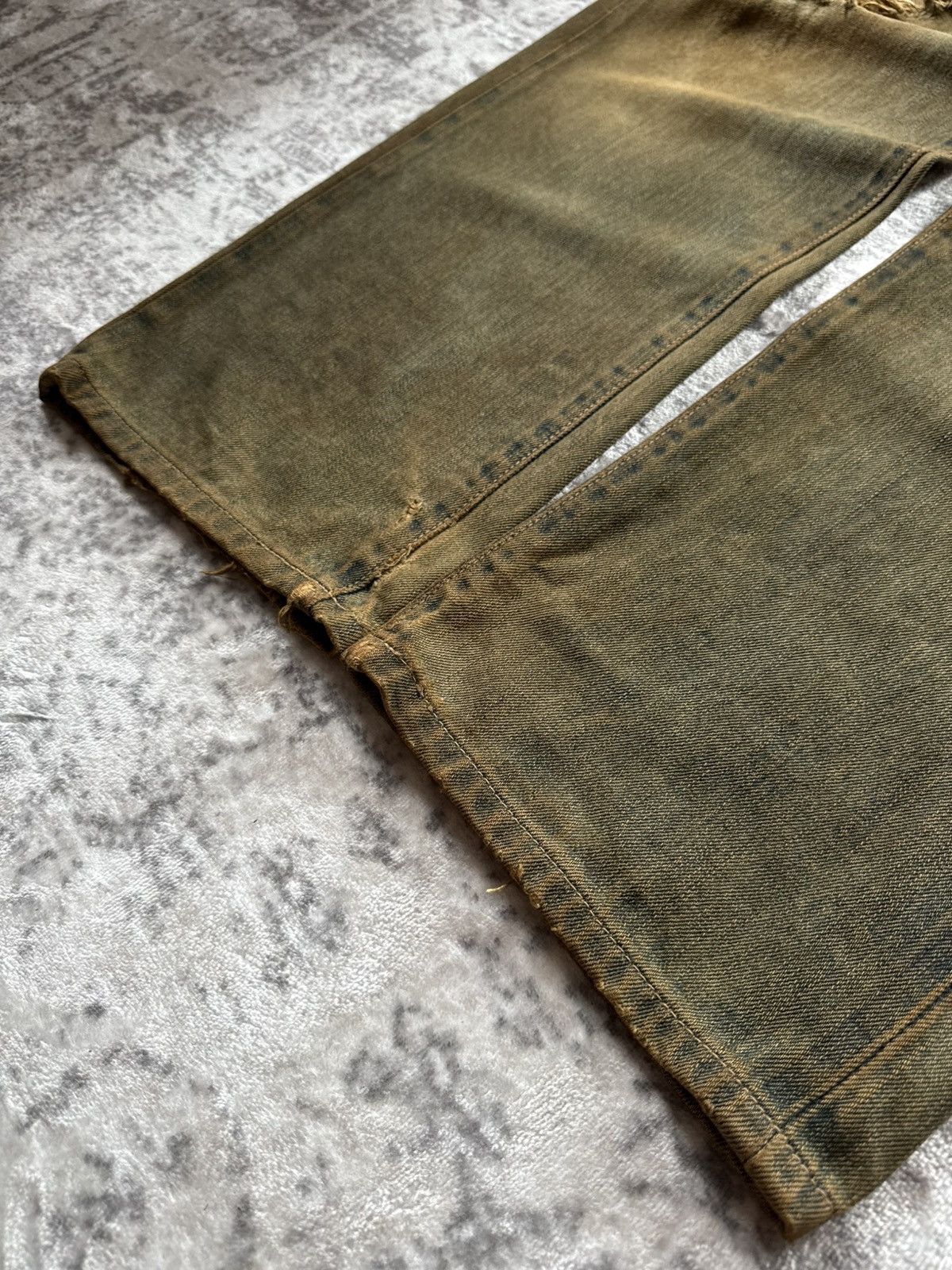 Edwin Edwin 505 OG Type 1 Mud Wash Distressed Selvedge Baggy Jeans Size US 29 - 9 Thumbnail
