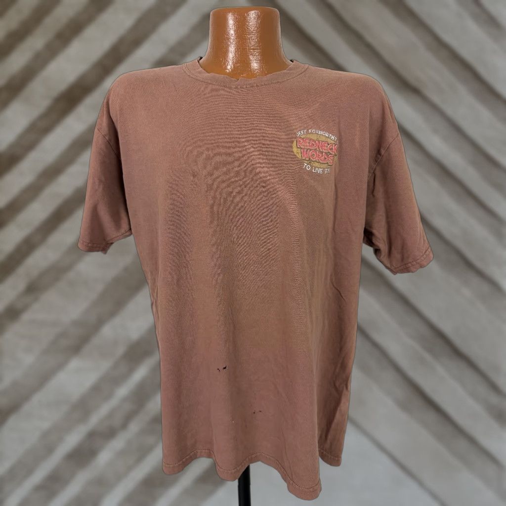 Vintage VINTAGE Jeff Foxworthy Shirt Large Redneck Comedy Deer Hunting Distressed Grunge Size US L / EU 52-54 / 3 - 1 Thumbnail