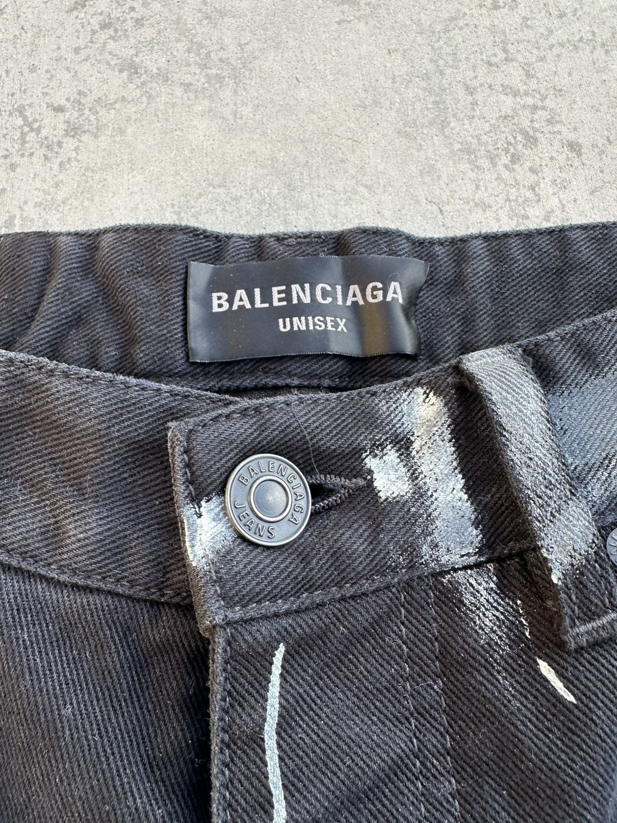 Balenciaga Balenciaga SS23 Black Graffiti baggy Size:XXS Size US 32 / EU 48 - 3 Thumbnail