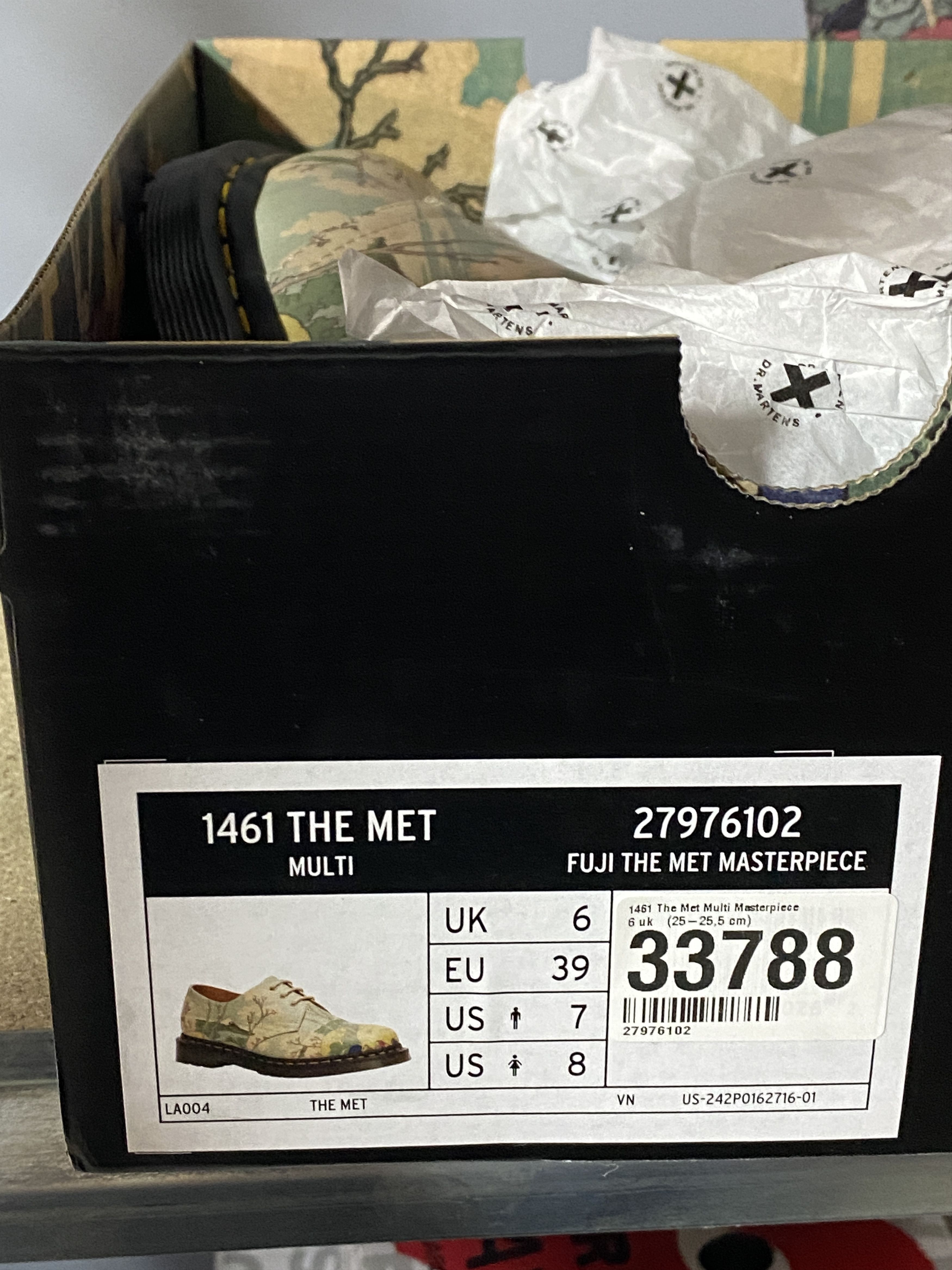 Dr. Martens The Met 1461 Fuji Leather Shoes Size US 8 / IT 38 - 5 Thumbnail