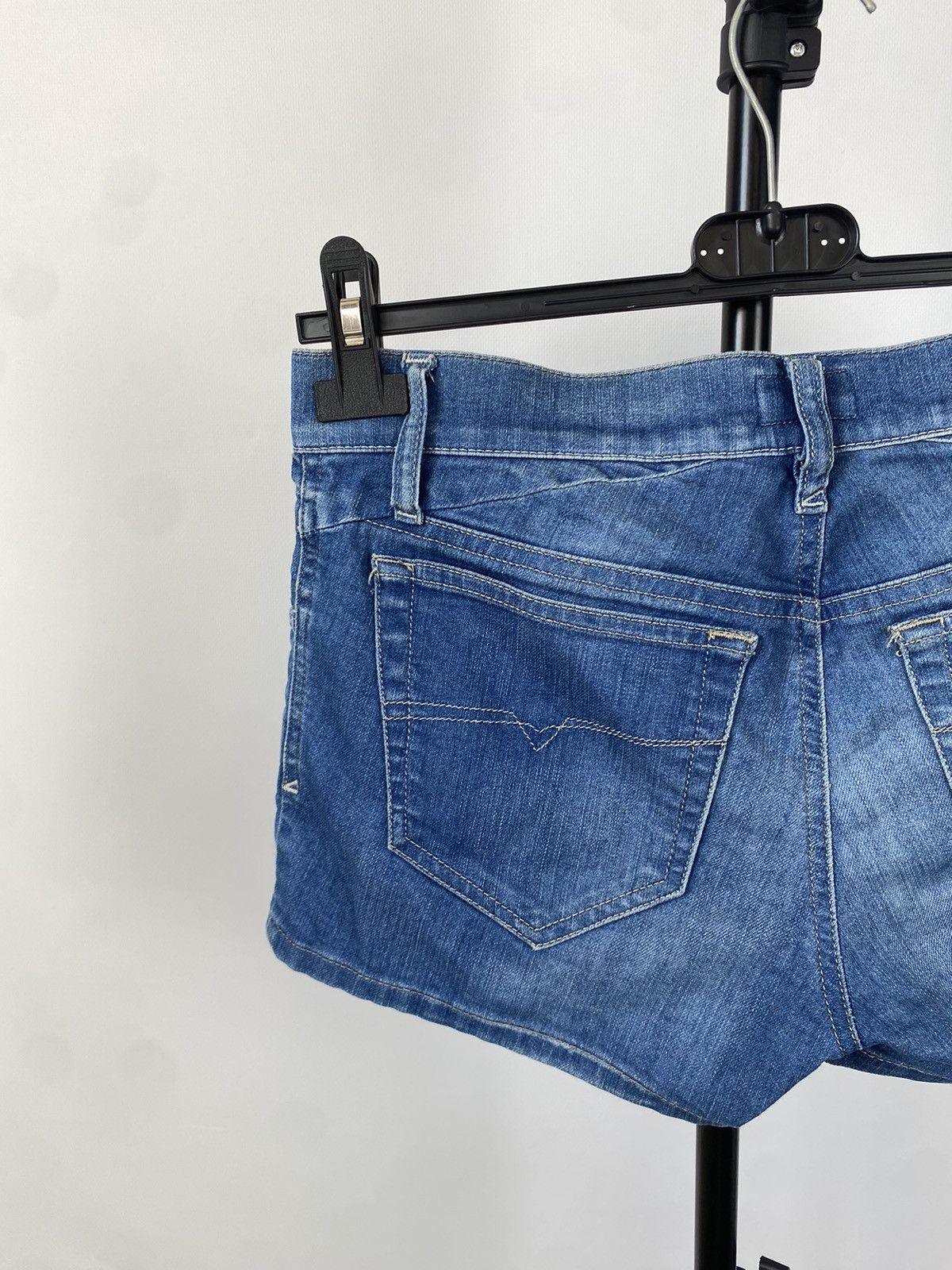 Diesel × Vintage Vintage Y2K Diesel Sexy Mini Shorts Size 26" / US 2 / IT 38 - 6 Thumbnail