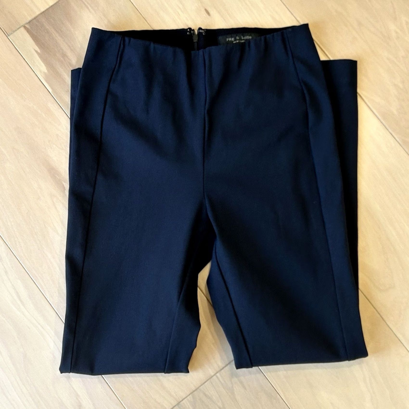 Rag & Bone rag & bone New York Simone Stretch Pant Black Women’s 4 Skinny Slim Inseam 27 in Rise 10.5 in USA Size 27" / US 4 / IT 40 - 4 Thumbnail