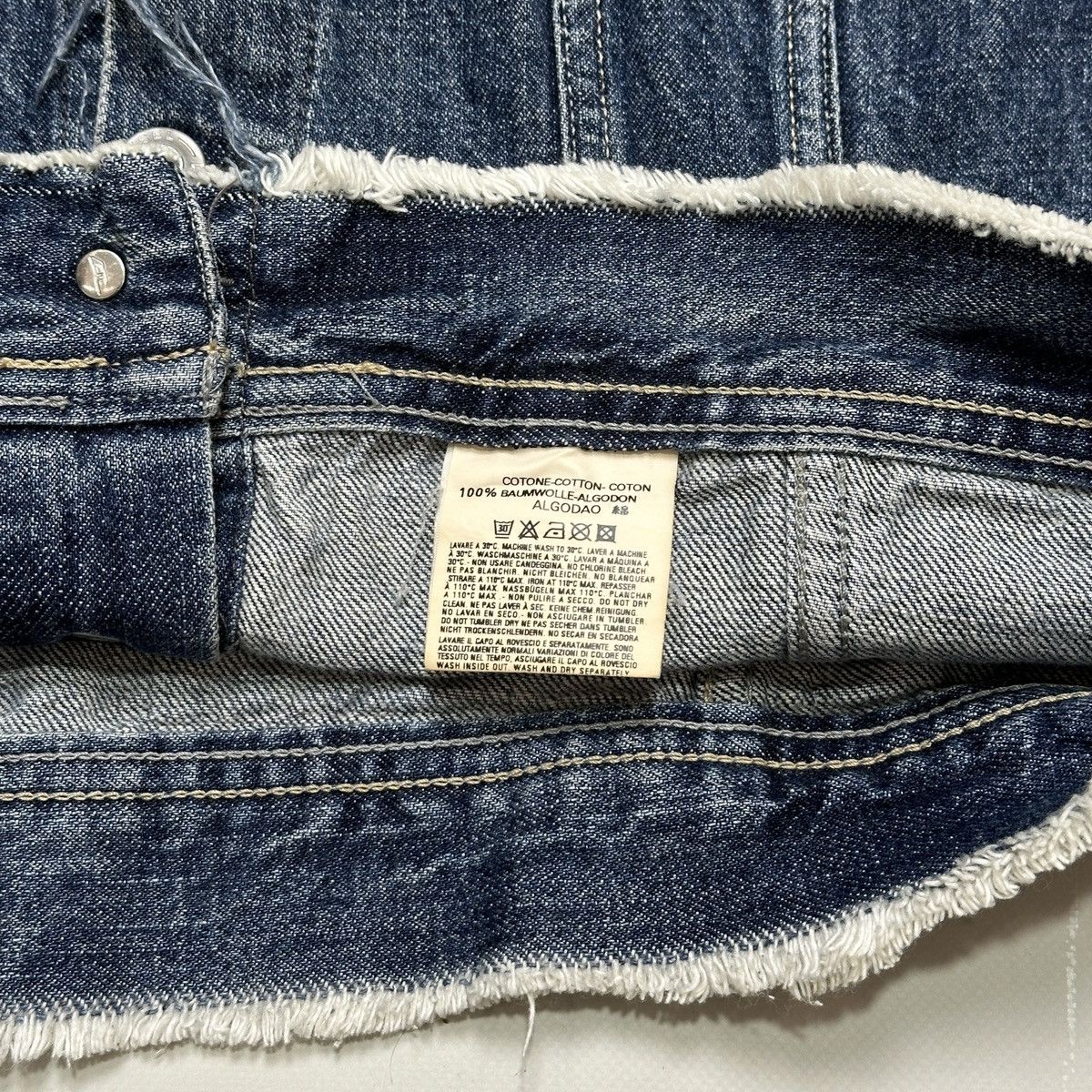 Diesel Diesel Vintage Y2K Denim Cropped Distressed avant-garde Size XL / US 12-14 / IT 48-50 - 7 Thumbnail