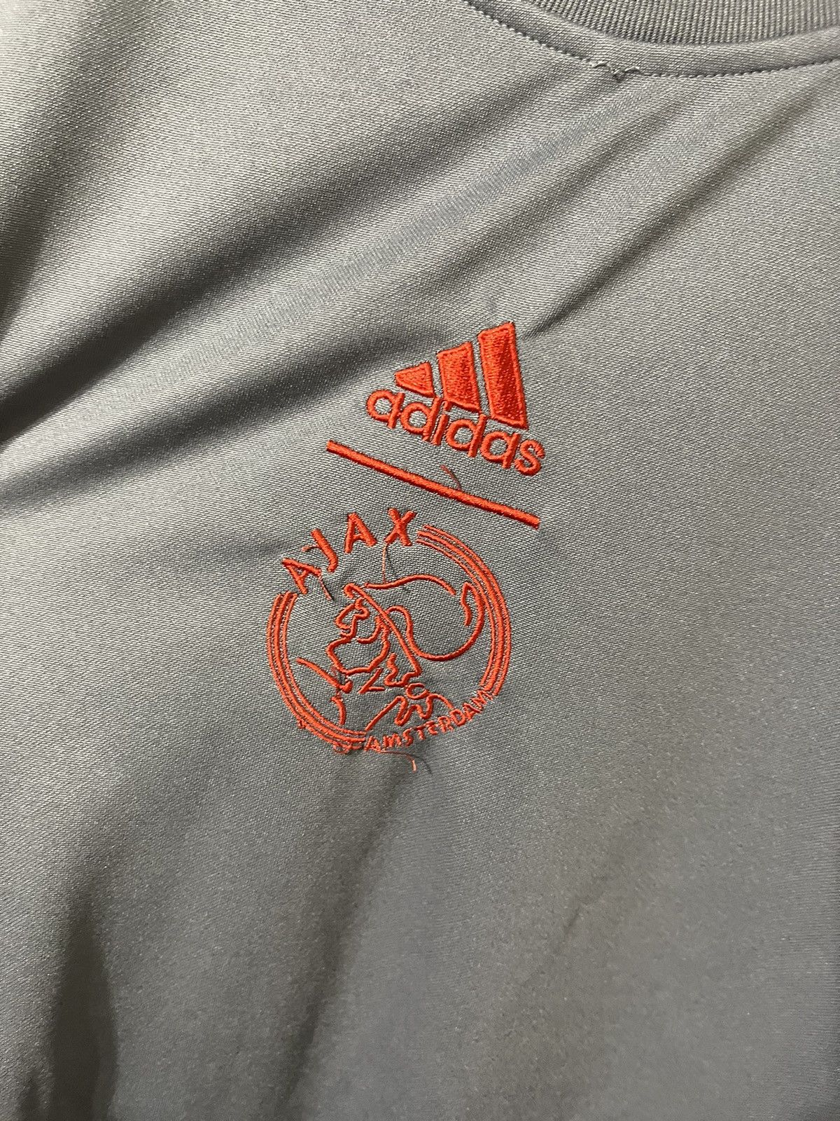 Adidas Adidas Ajax Vintage Training Sweatshirt Size US XL / EU 56 / 4 - 4 Thumbnail