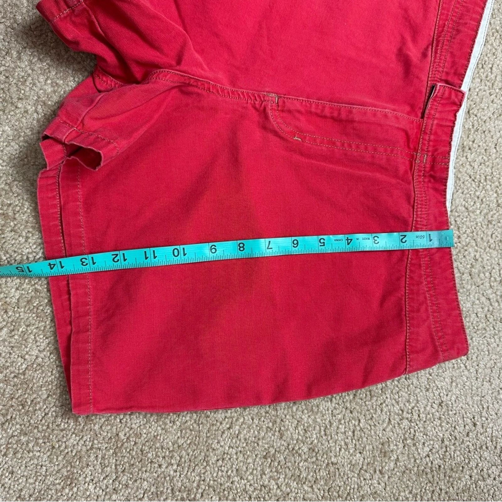 Old Navy Y2K Old Navy Vibrant Red Swimwear Shorts 100% cotton Size 14 Size 36" / US 14 / IT 50 - 11 Thumbnail