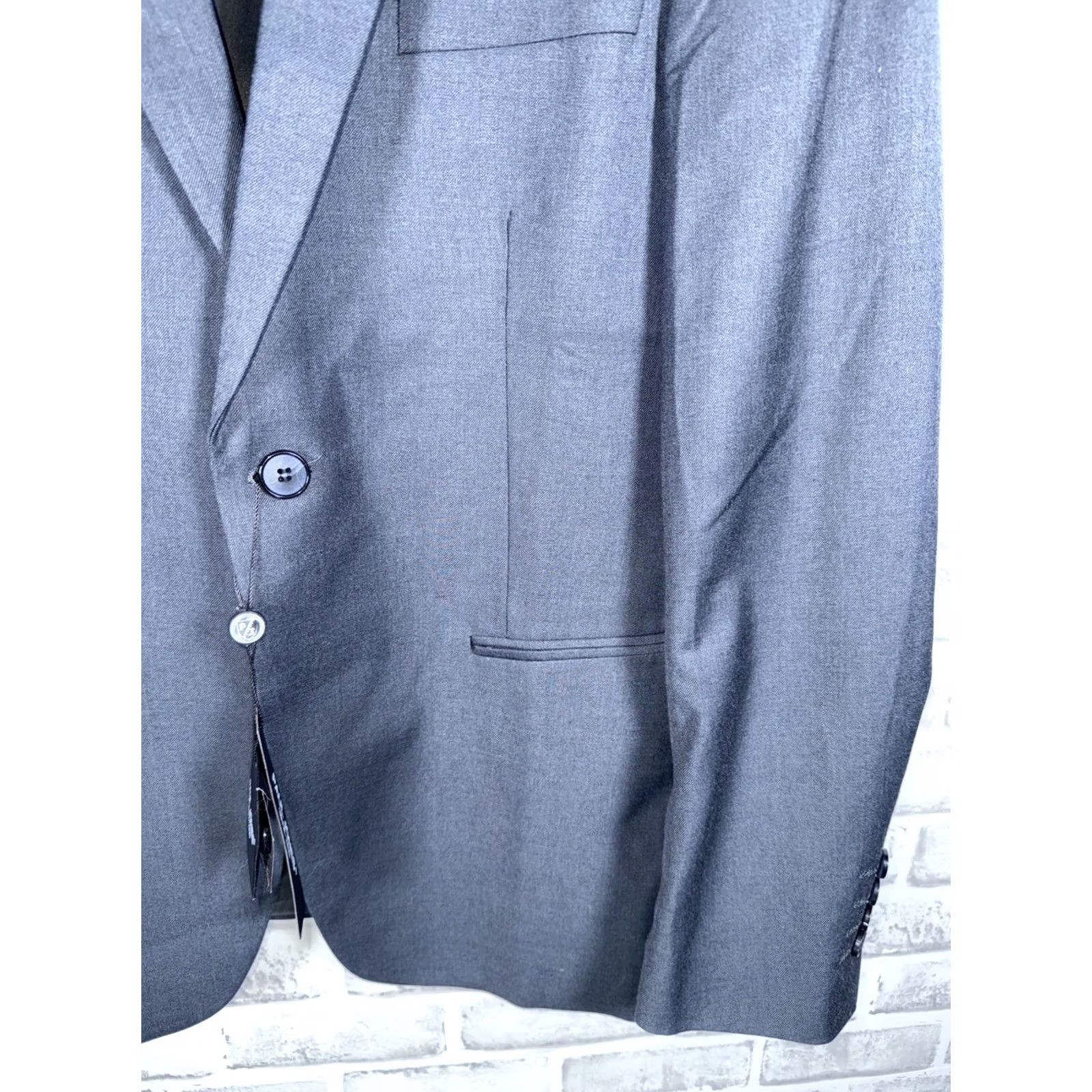 Vintage NWT PJ PAUL JONES Casual Knit Coat Suit Jacket One-Button Navy Mens M Size 40R - 4 Thumbnail