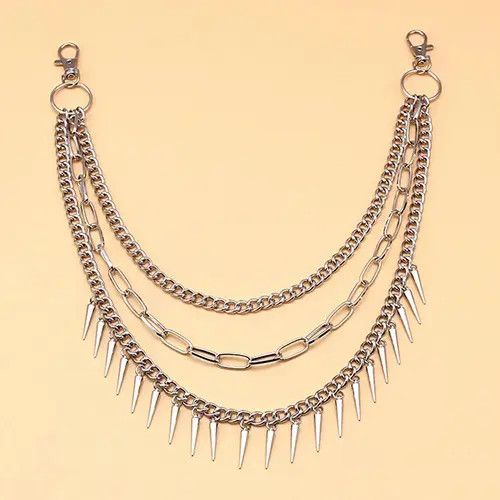 Jewelry Kawasaki x Mieko Multilayer Spike Pant Chain Size ONE SIZE - 5 Thumbnail