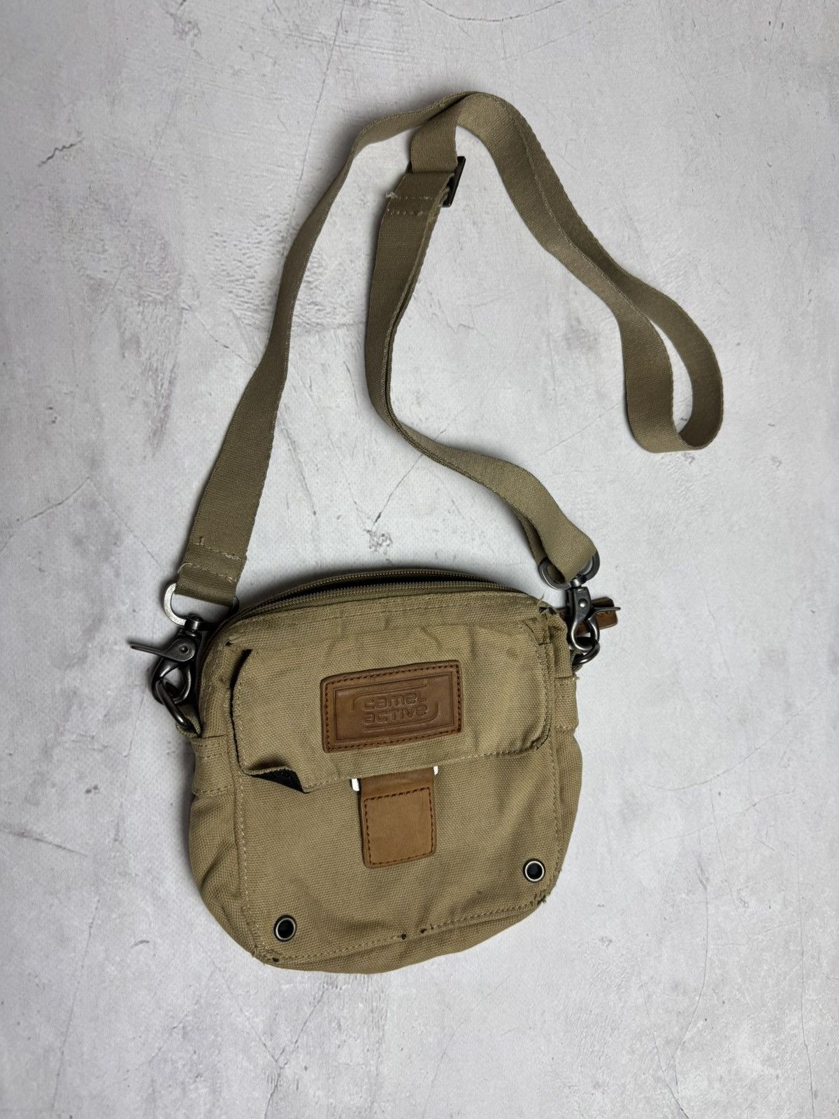 Camel Camel Active Crossbody Bag Khaki Vintage Size ONE SIZE - 3 Thumbnail