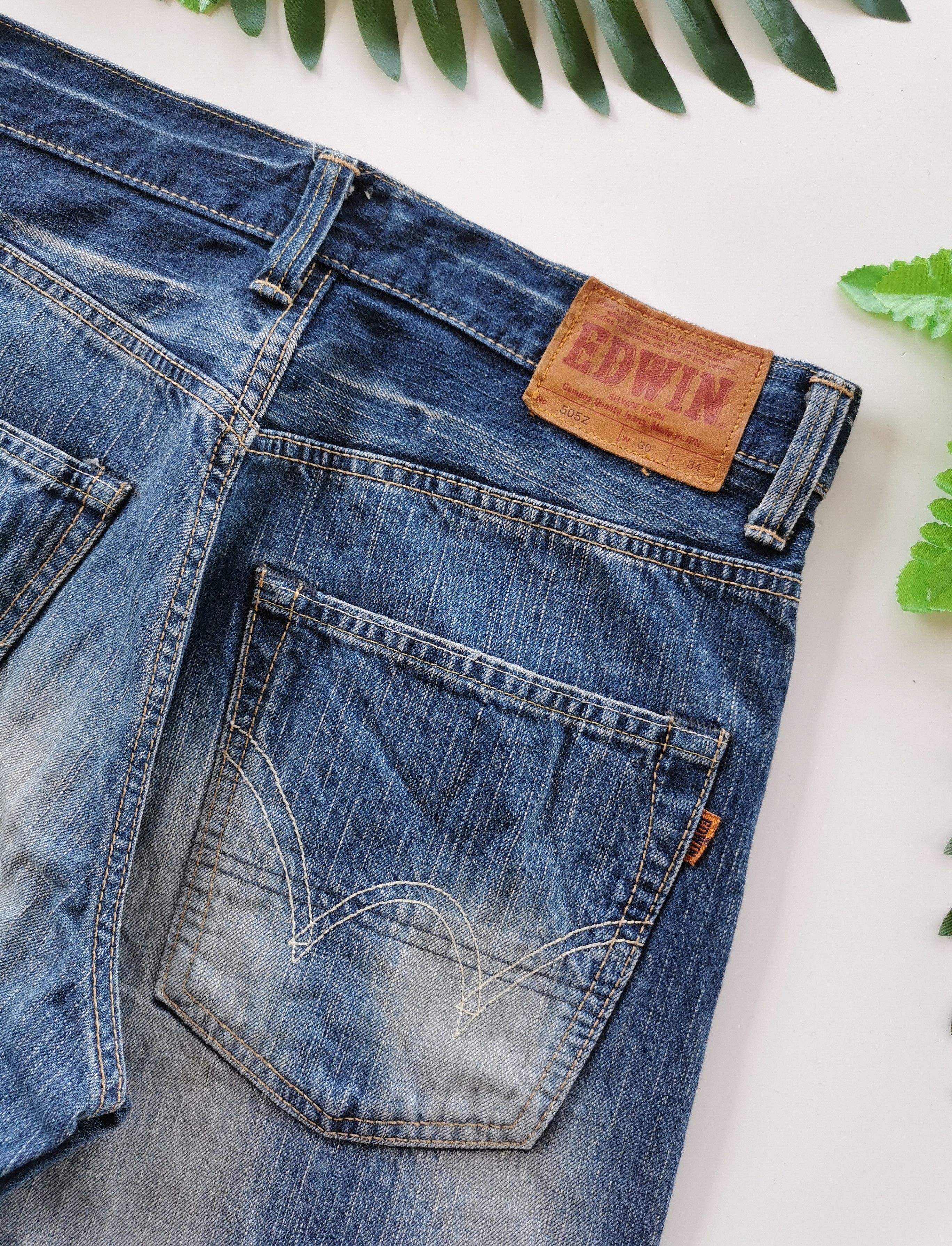 Edwin Edwin 505Z Selvedge Denim Jeans Size US 32 / EU 48 - 6 Thumbnail
