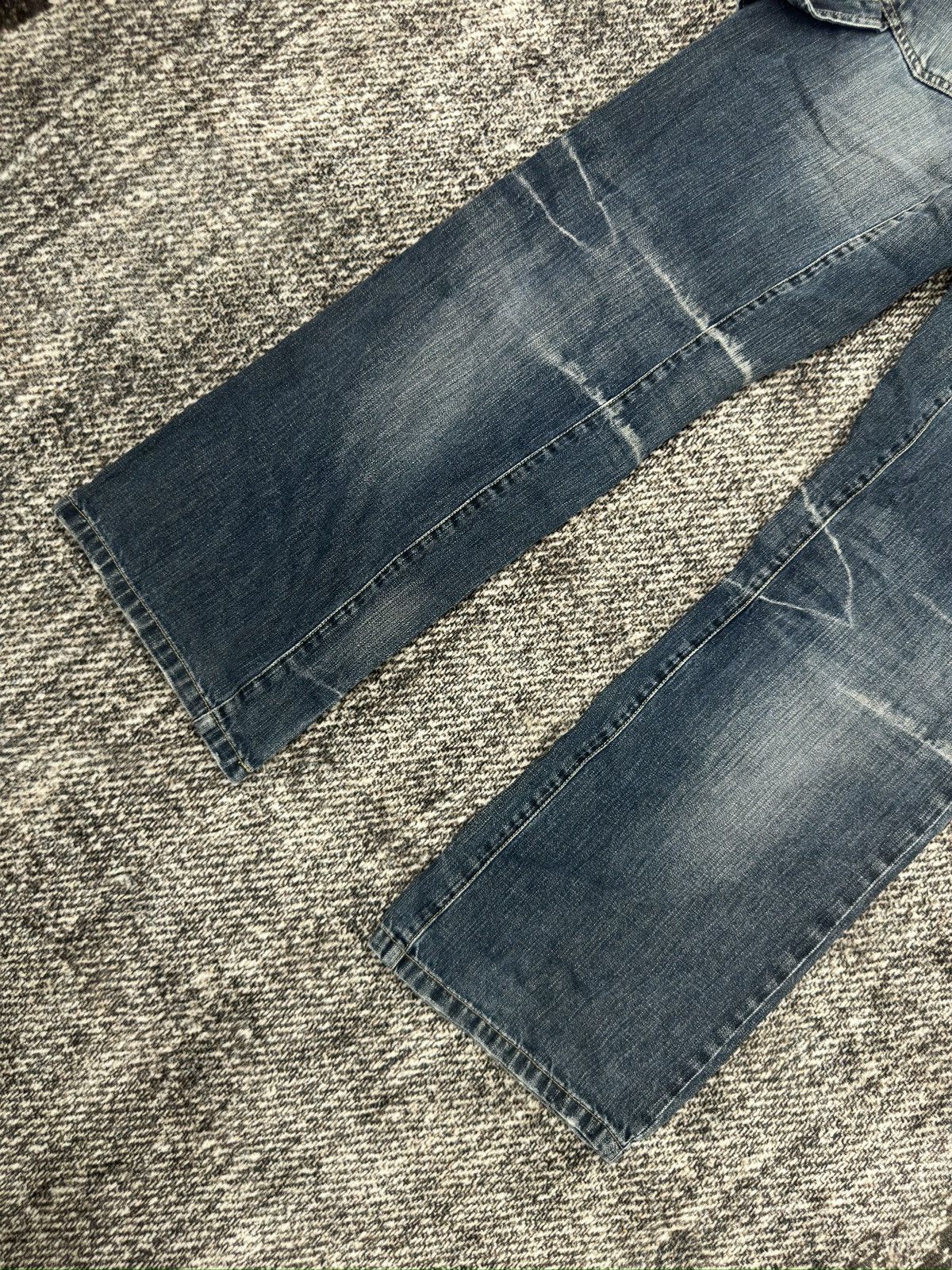 If Six Was Nine × Le Grande Bleu (L.G.B.) × PPFM Vintage Wide Jeans Baggy Multiple Pocket By PPFM Size US 30 / EU 46 - 7 Thumbnail