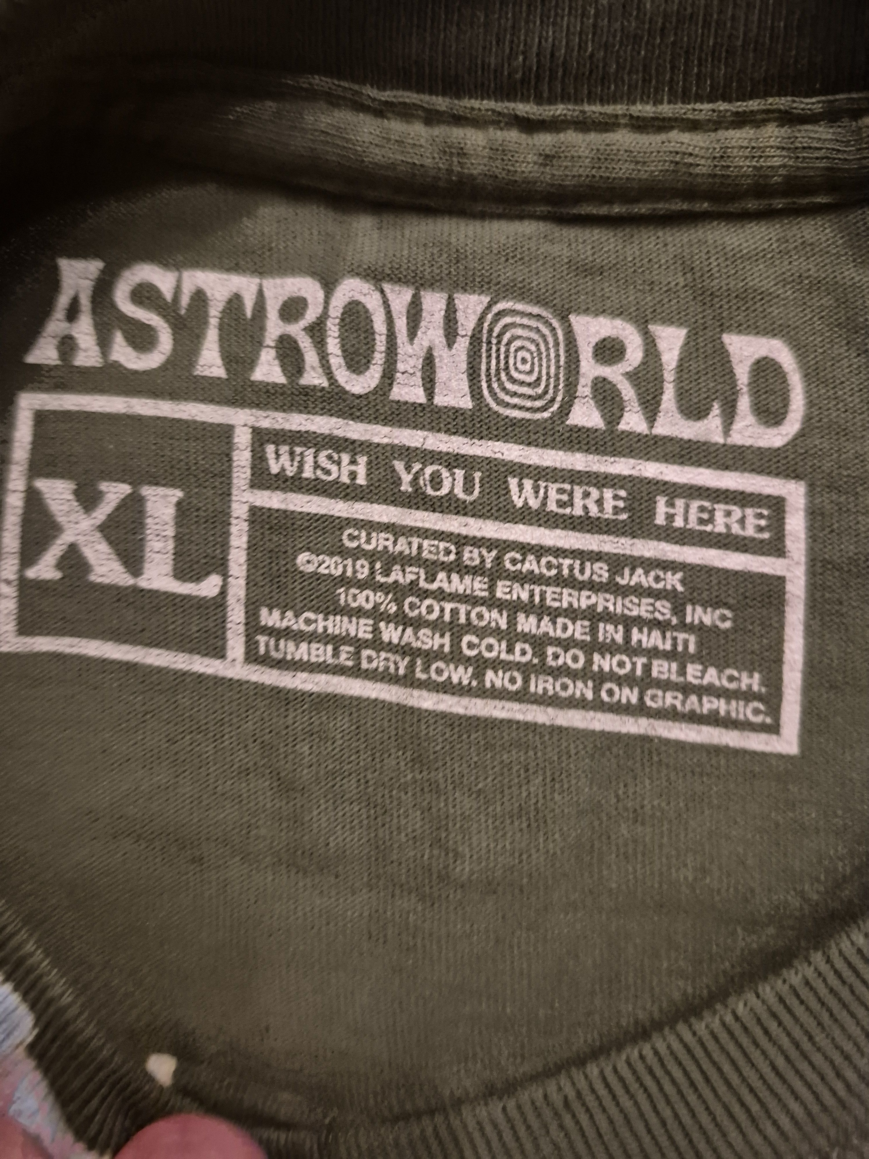 Travis Scott Travis Scott AstroWorld "Wish You Were Here" Tee Size XL Size US XL / EU 56 / 4 - 2 Thumbnail