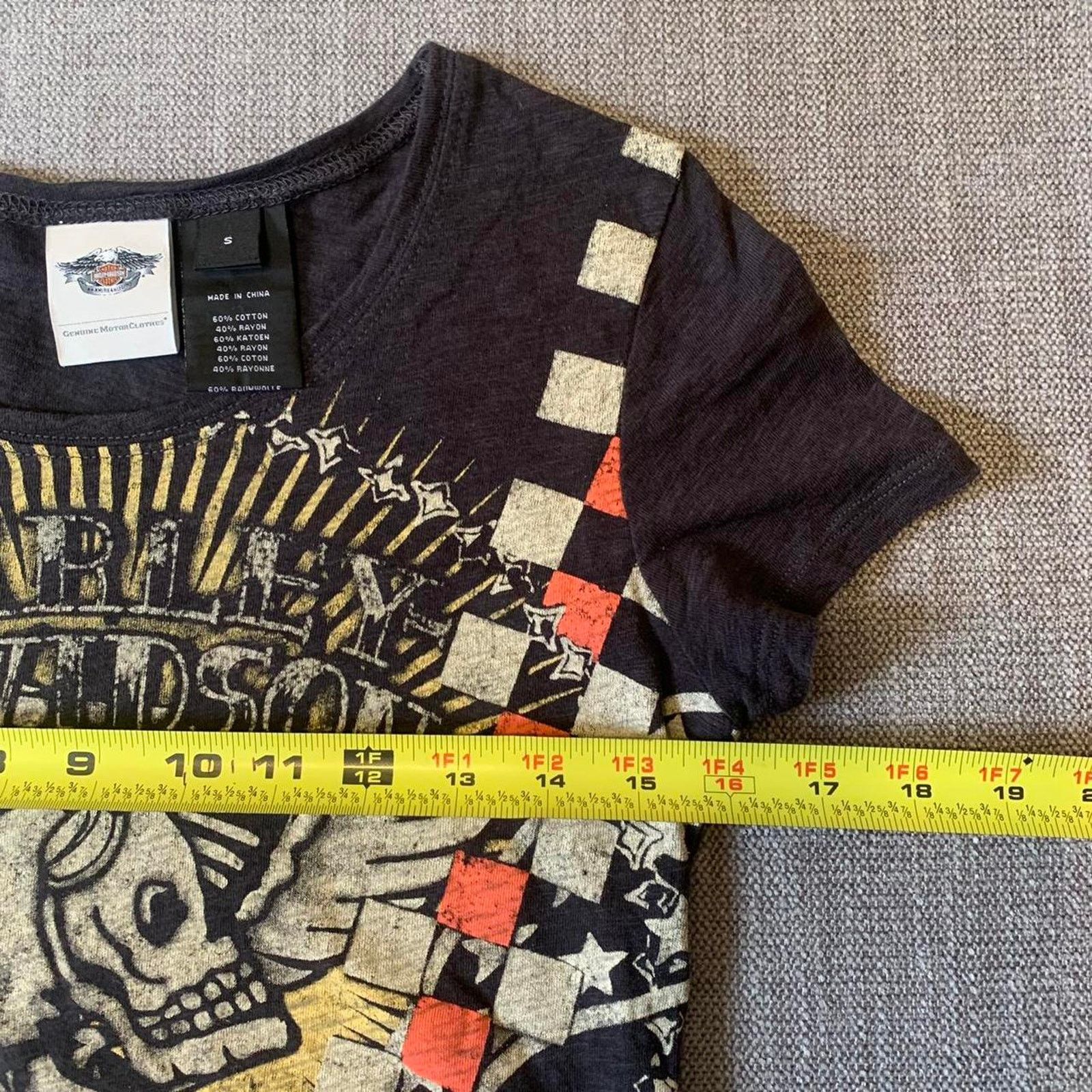 Harley Davidson Y2K Harley Davidson skull Top Size S / US 4 / IT 40 - 5 Thumbnail