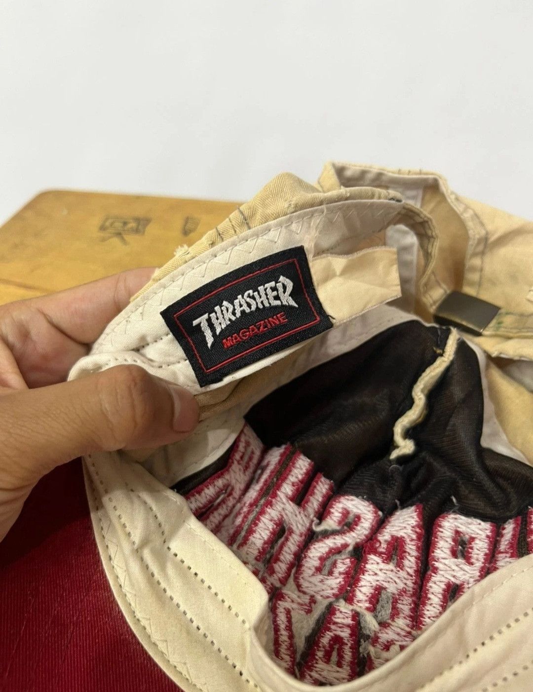 Thrasher Vintage Thrasher Magazine Distressed Cap Skateboard Size ONE SIZE - 5 Thumbnail