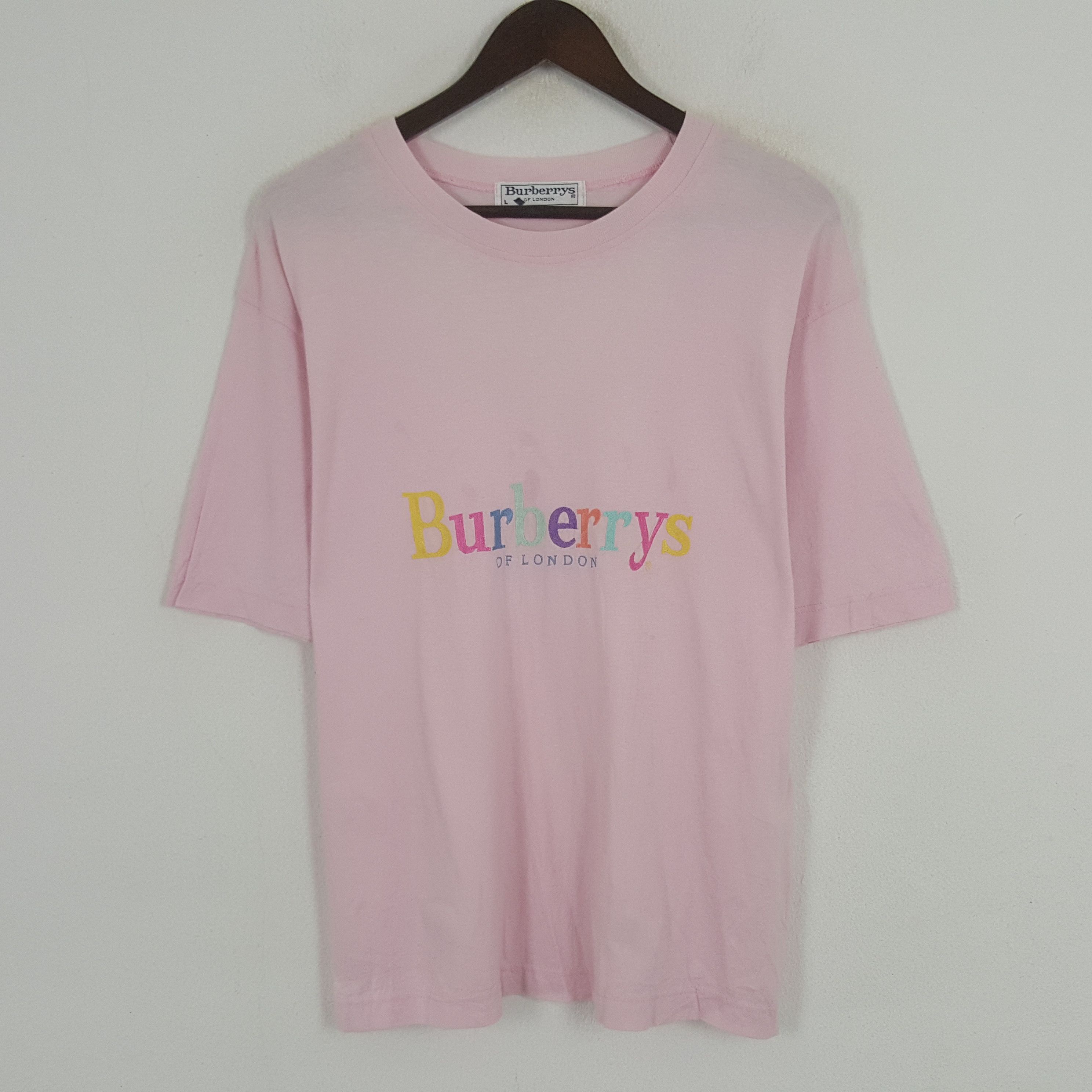 Vintage Burberry Of London Spell Out Tshirt
