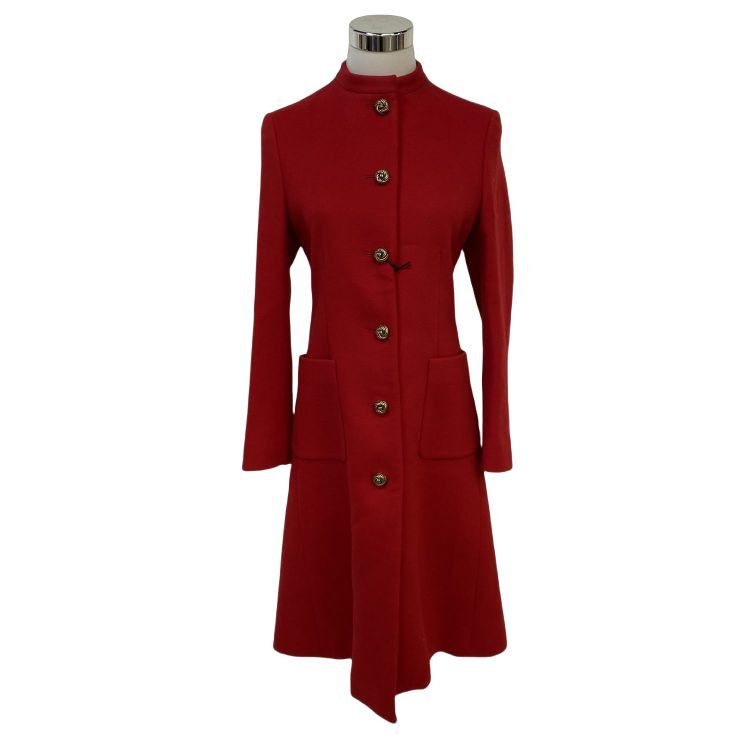 Gucci Gucci Red Wool Coat Size 40 Size S / US 4 / IT 40 - 1 Thumbnail