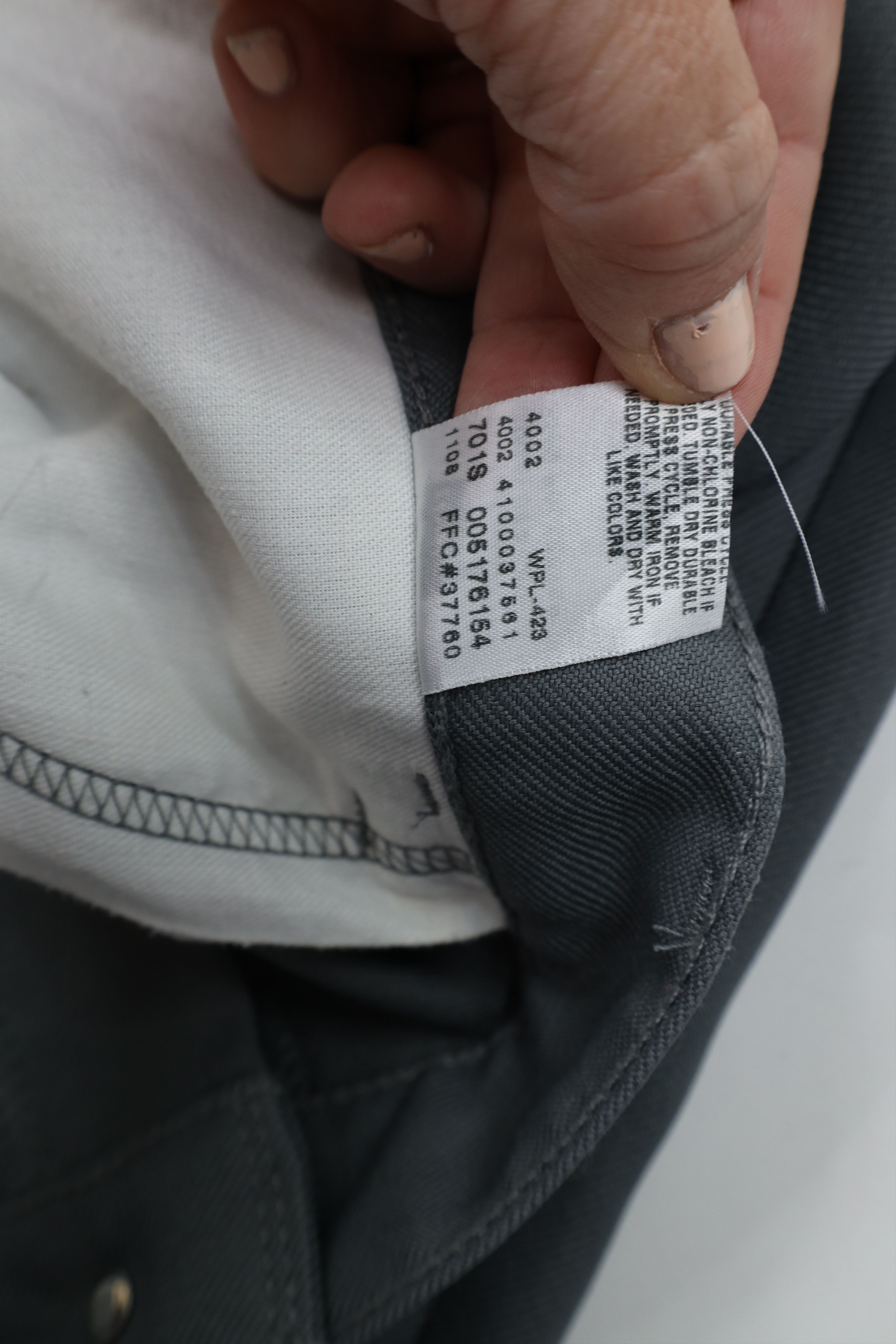 Levi's Vintage Y2K 2002 Levis 517 Wide Leg Bootcut Chino Pants Gray Size US 42 / EU 58 - 8 Thumbnail