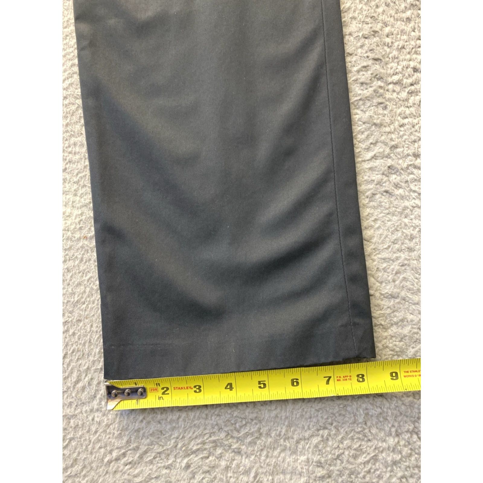 Nordstrom VINTAGE Nordstrom Chino Pants Mens 36x34 Black Flat Front Basic / Preppy 127-14 Mens Size US 36 / EU 52 - 5 Thumbnail