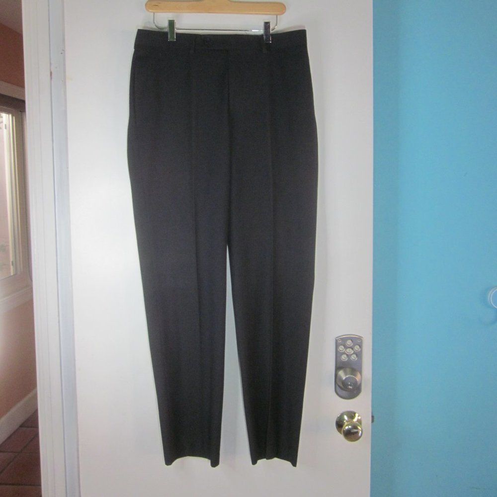 Calvin Klein Calvin Klein Mens Black Dress Pants Size 34 X 32 Size US 34 / EU 50 - 2 Thumbnail