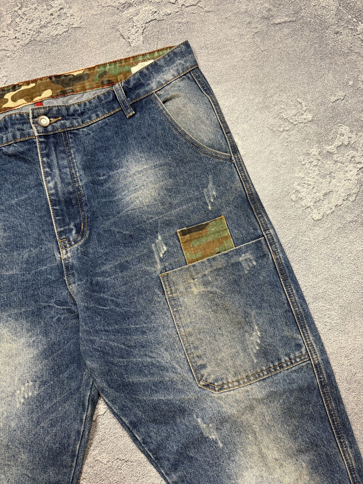 Hysteric Glamour CRAZY VINTAGE JAPAN STYLE JEANS y2k if six was nine style Size US 38 / EU 54 - 4 Thumbnail