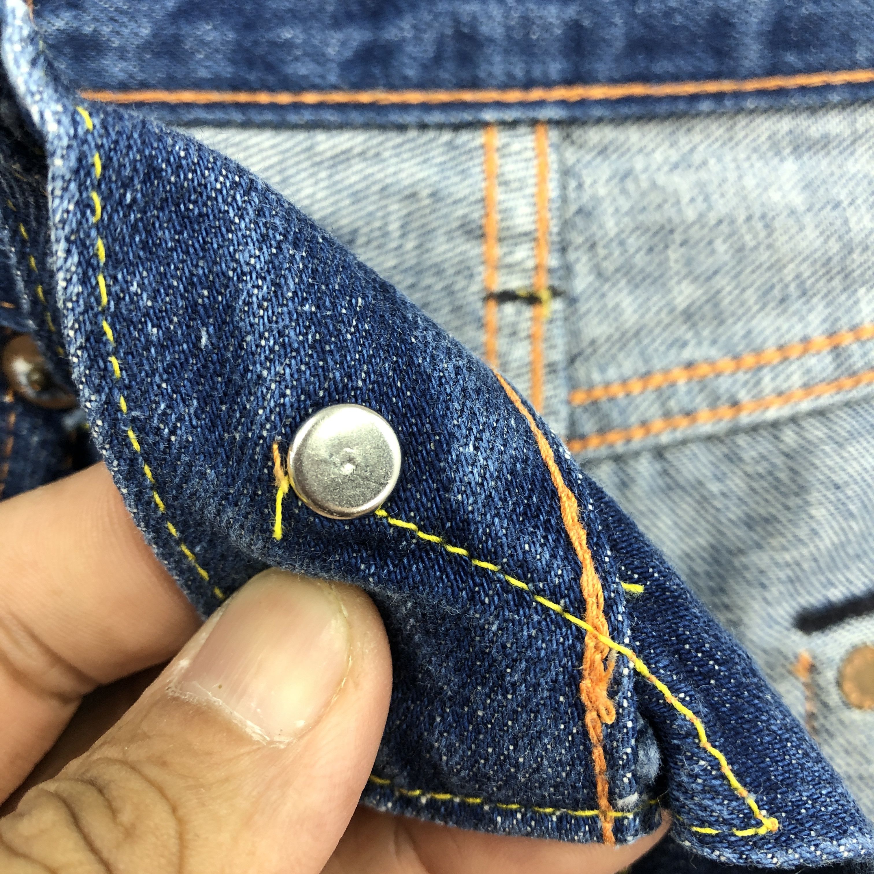Levi's Vintage Levis 701 Selvedge Jeans Levi's Redline Denim Size 24" / US 00 / IT 34 - 8 Thumbnail