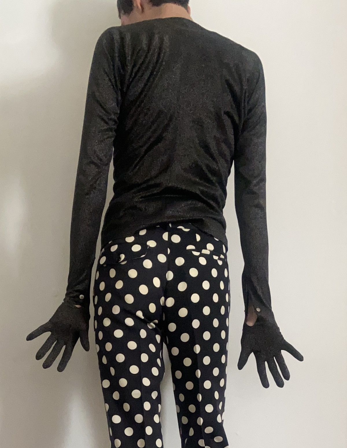 Comme des Garcons CdG Noir 80s Lurex Glove Top Size M / US 6-8 / IT 42-44 - 1 Thumbnail