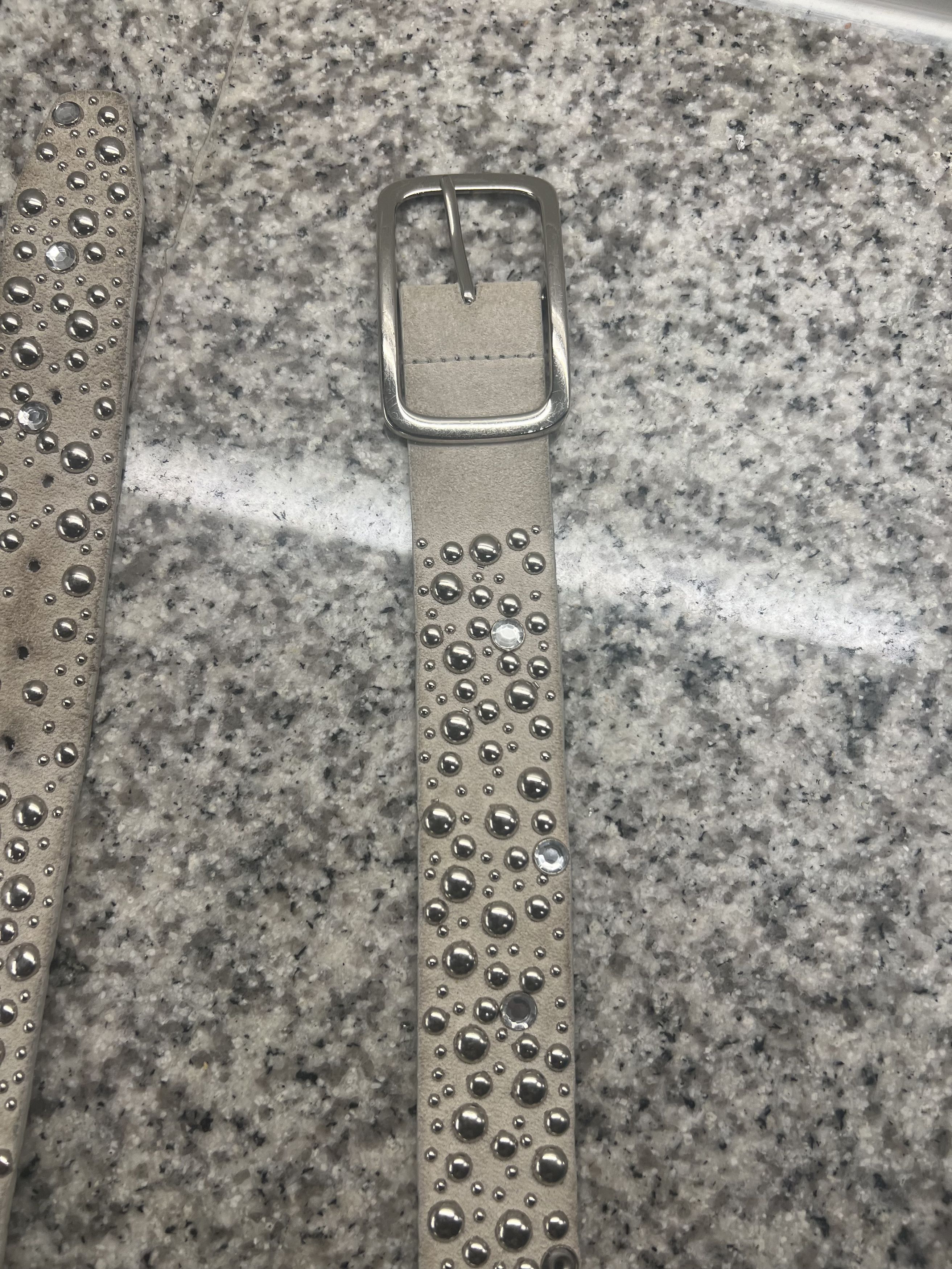 B.B. Simon Studded belt (BB simons) look alike Size 38 - 3 Thumbnail