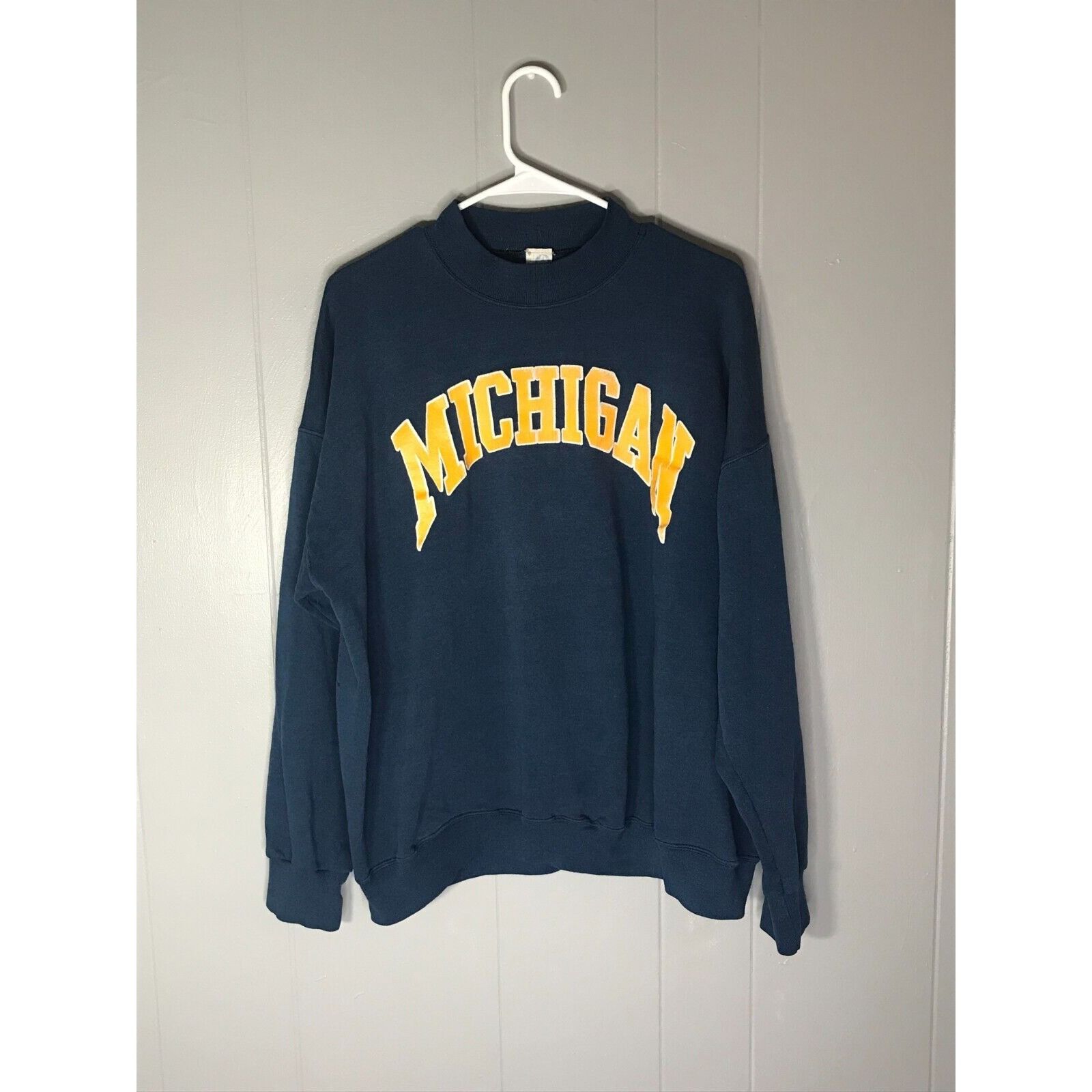 Artek × Vintage Artex University of Michigan Wolverines Mens Turtle Neck Lon Size US XL / EU 56 / 4 - 1 Thumbnail
