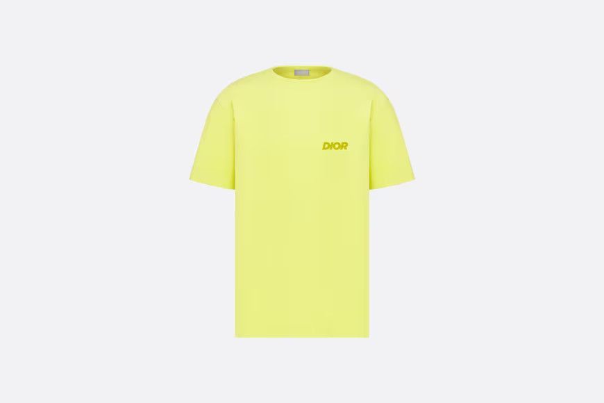 Relaxed-Fit T-Shirt Lime Terry Cotton Jersey Lime