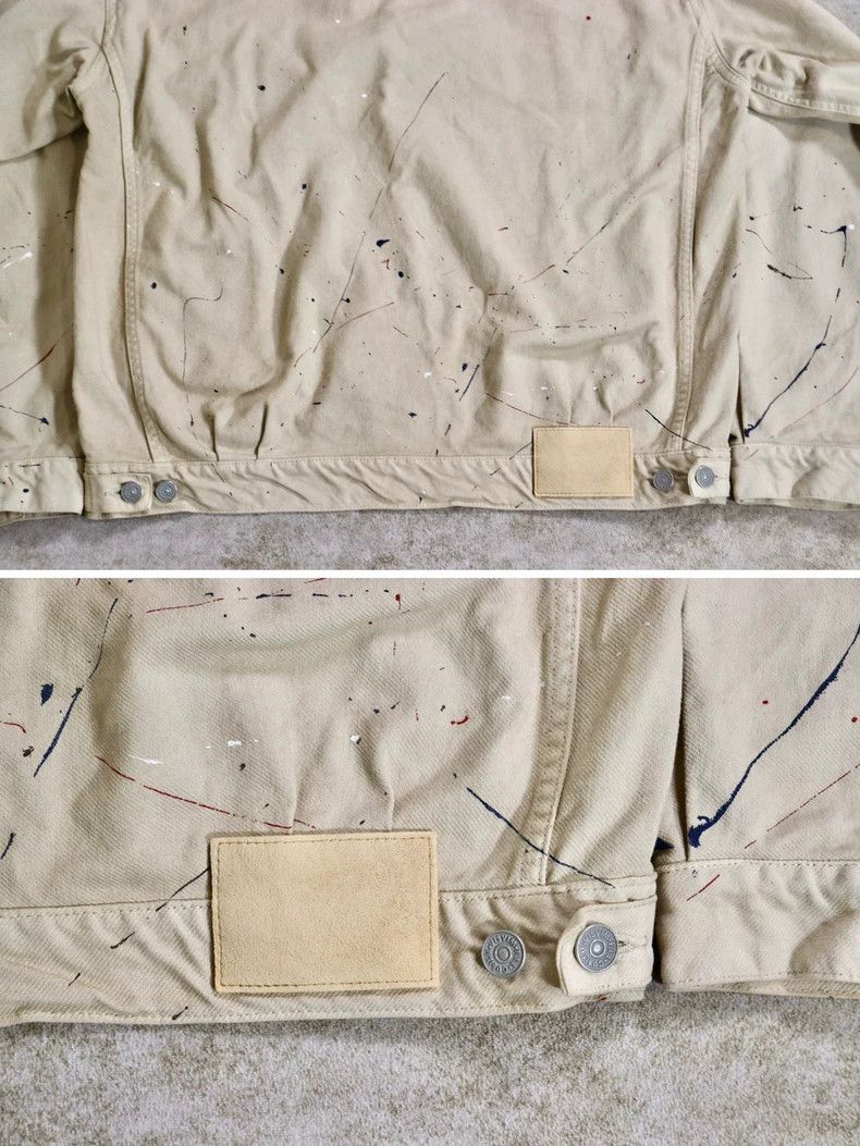 Visvim Visvim 21ss ink-splashing denim jacket Size US L / EU 52-54 / 3 - 7 Thumbnail