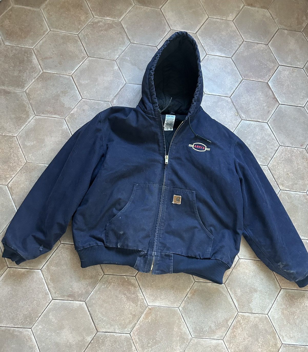Carhartt Carhartt USA vintage hooded jacket MDT oversized Size US XXL / EU 58 / 5 - 1 Thumbnail