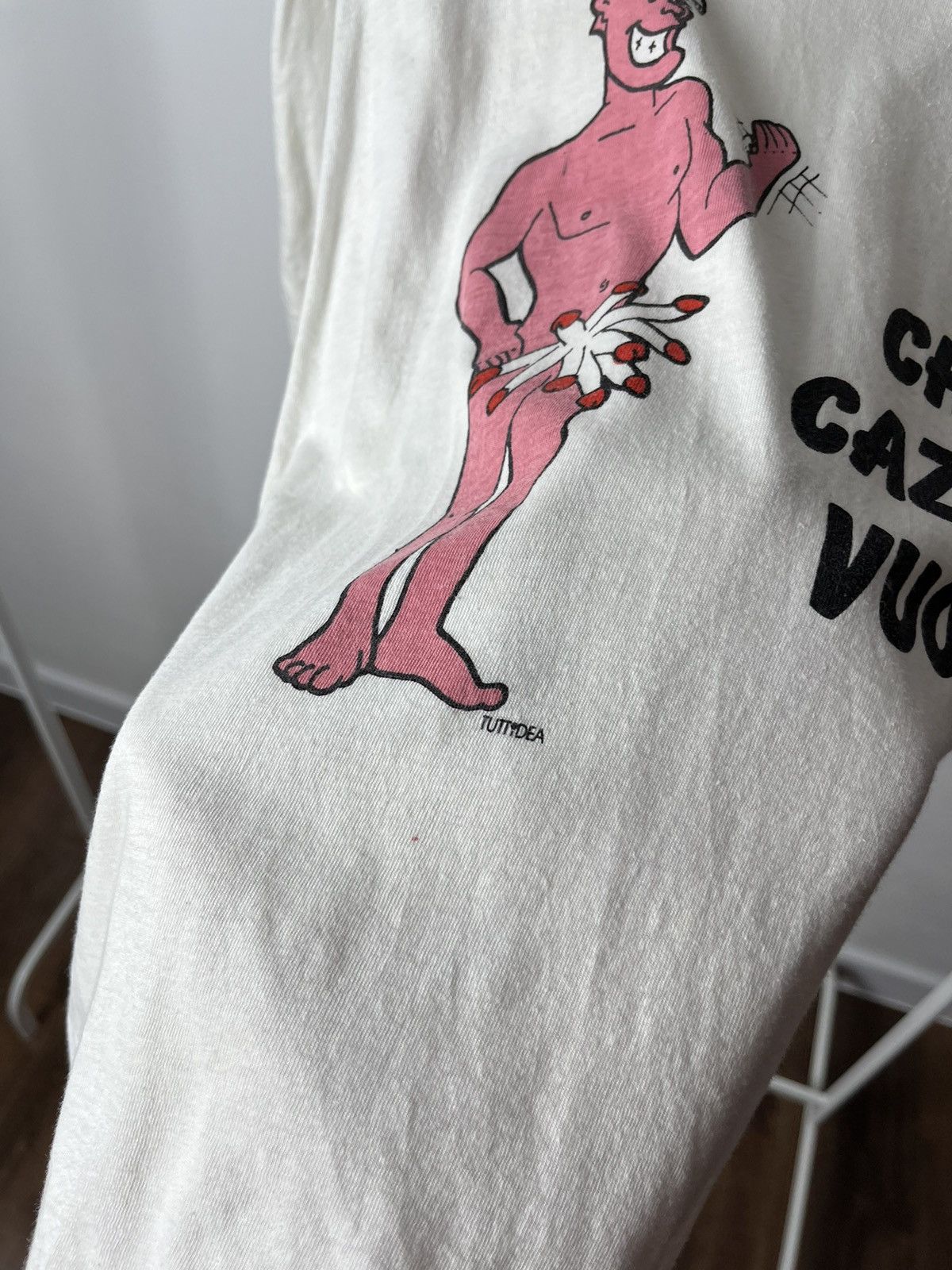 Vintage 90s Che cazzo vuoi Humor T Shirt tee Size US M / EU 48-50 / 2 - 8 Thumbnail