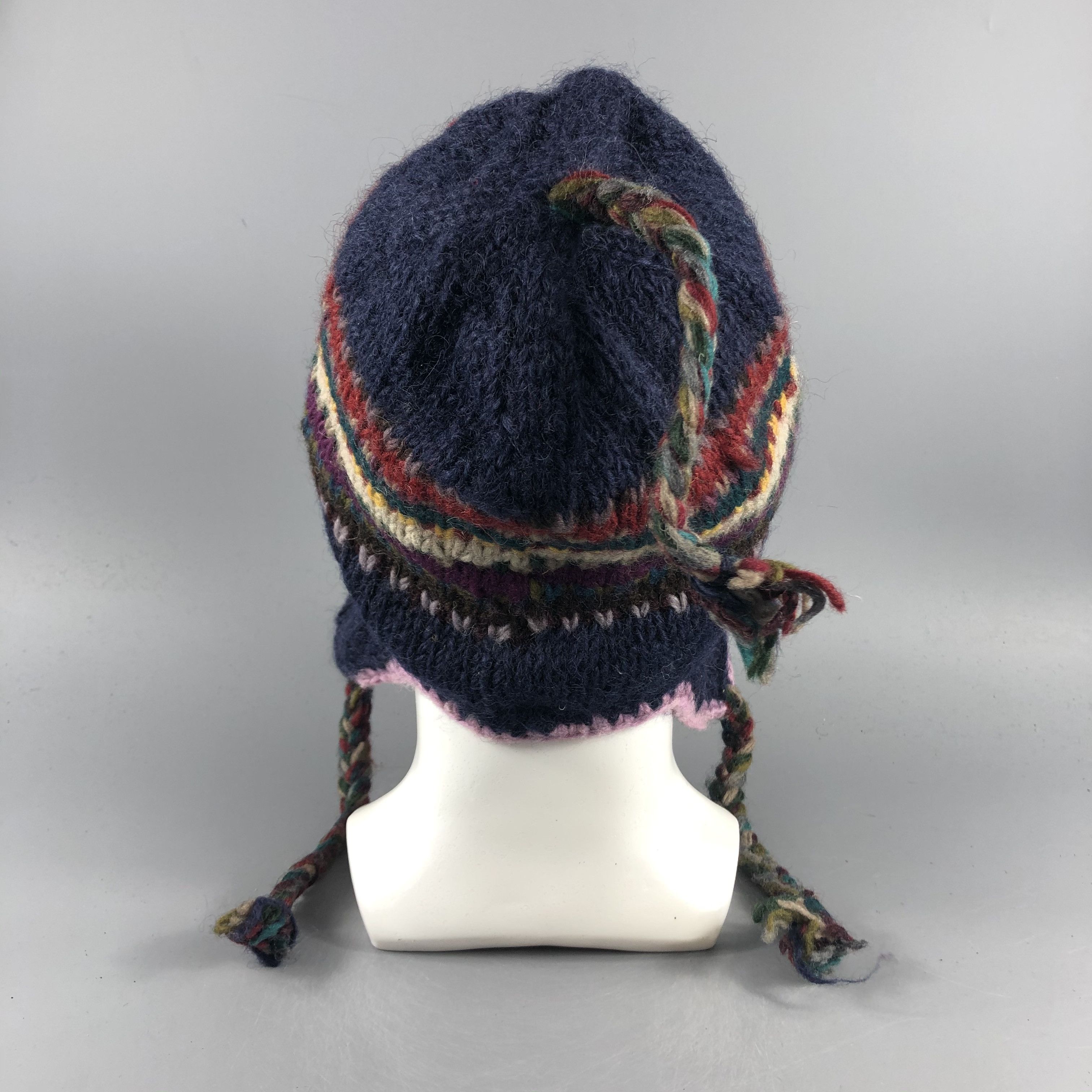 Japanese Brand × Vintage Ear Flap Hat Beanie Snow Hat Snow Cap -D169 Size ONE SIZE - 2 Thumbnail