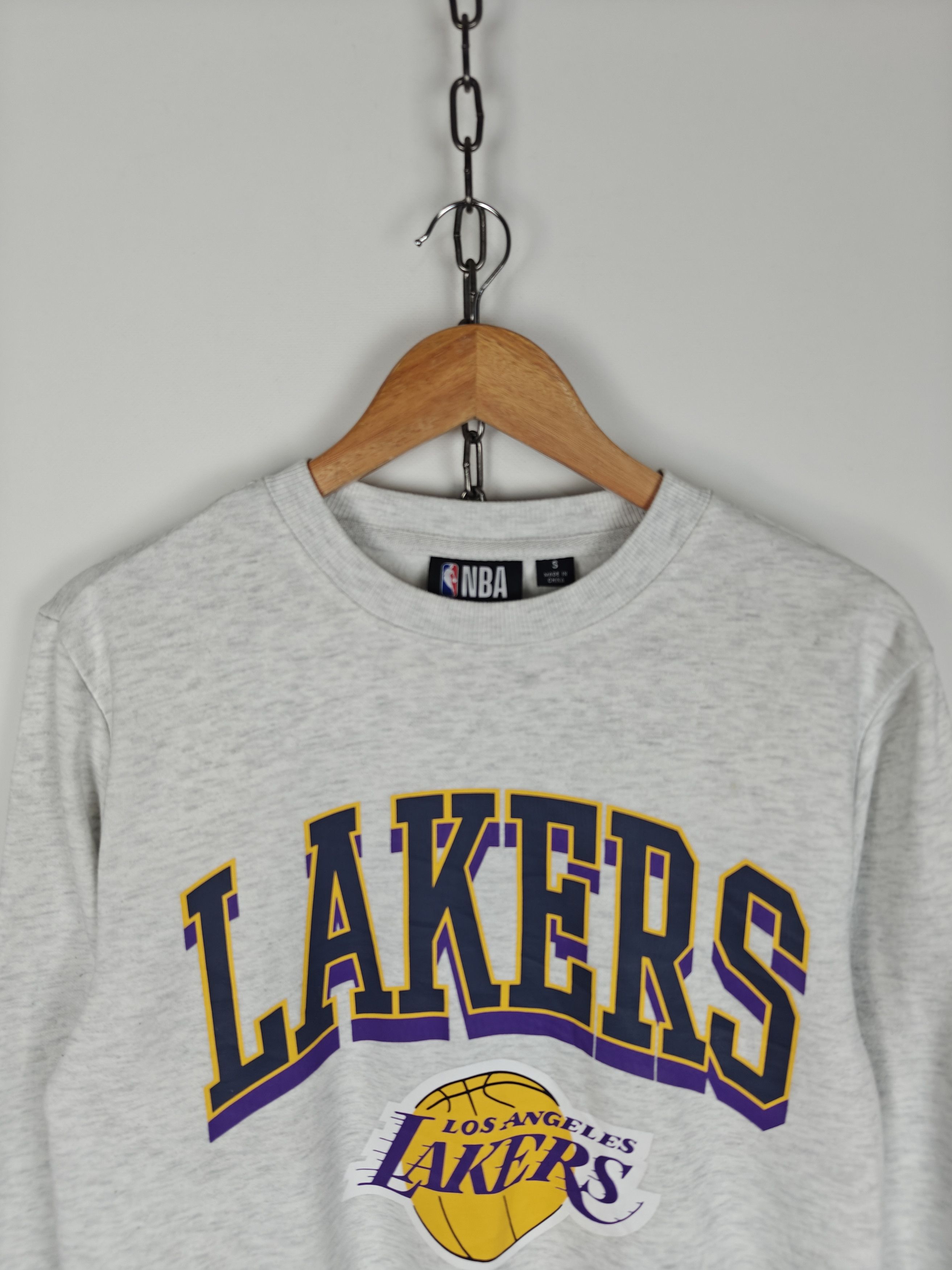 NBA NBA Lakers Sweatshirt Crewneck Logo Pullover Gray size S Size US S / EU 44-46 / 1 - 2 Thumbnail