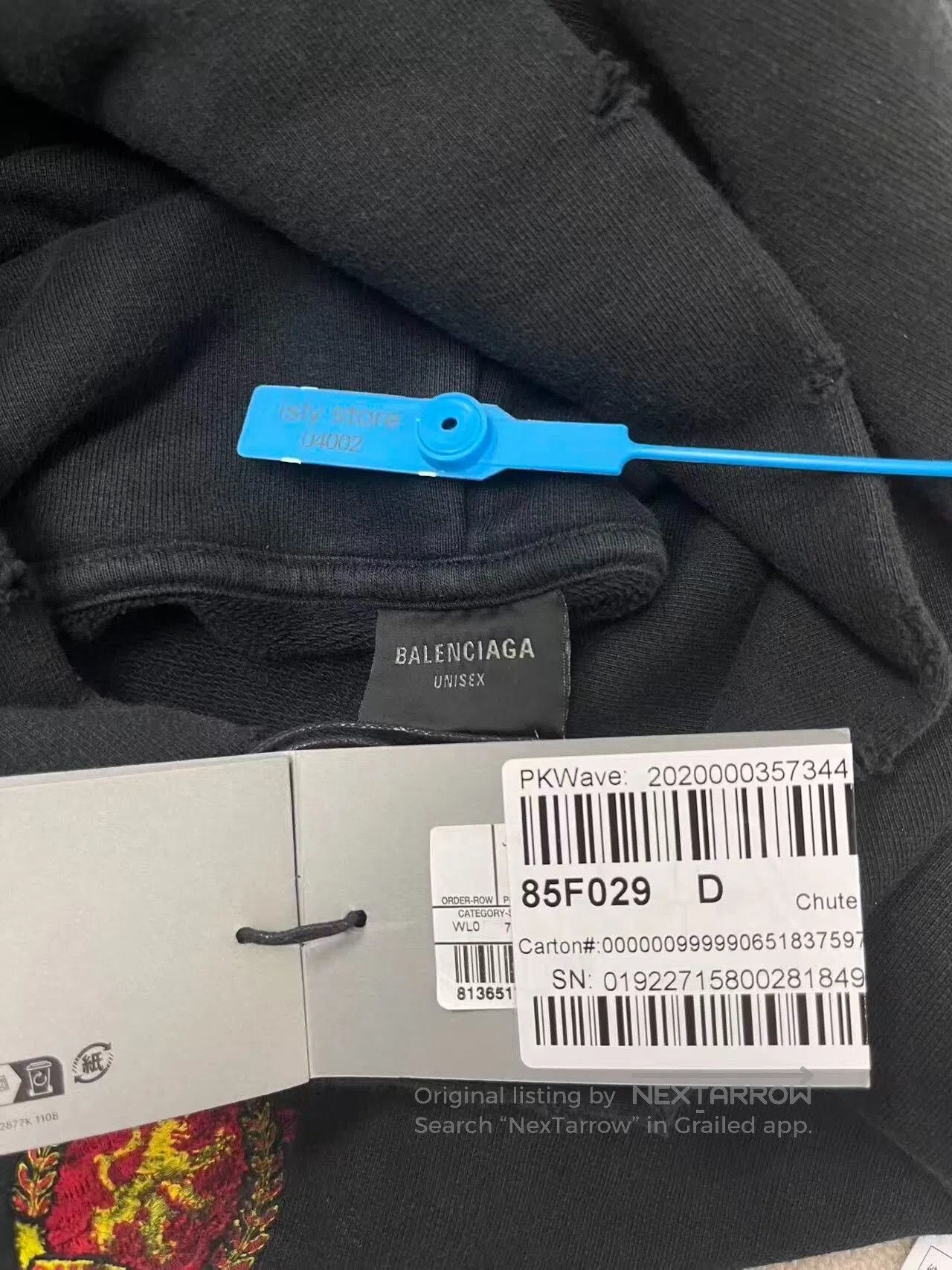 Balenciaga Balenciaga Men's Letter Print Hooded Sweatshirt. Size US S / EU 44-46 / 1 - 5 Thumbnail