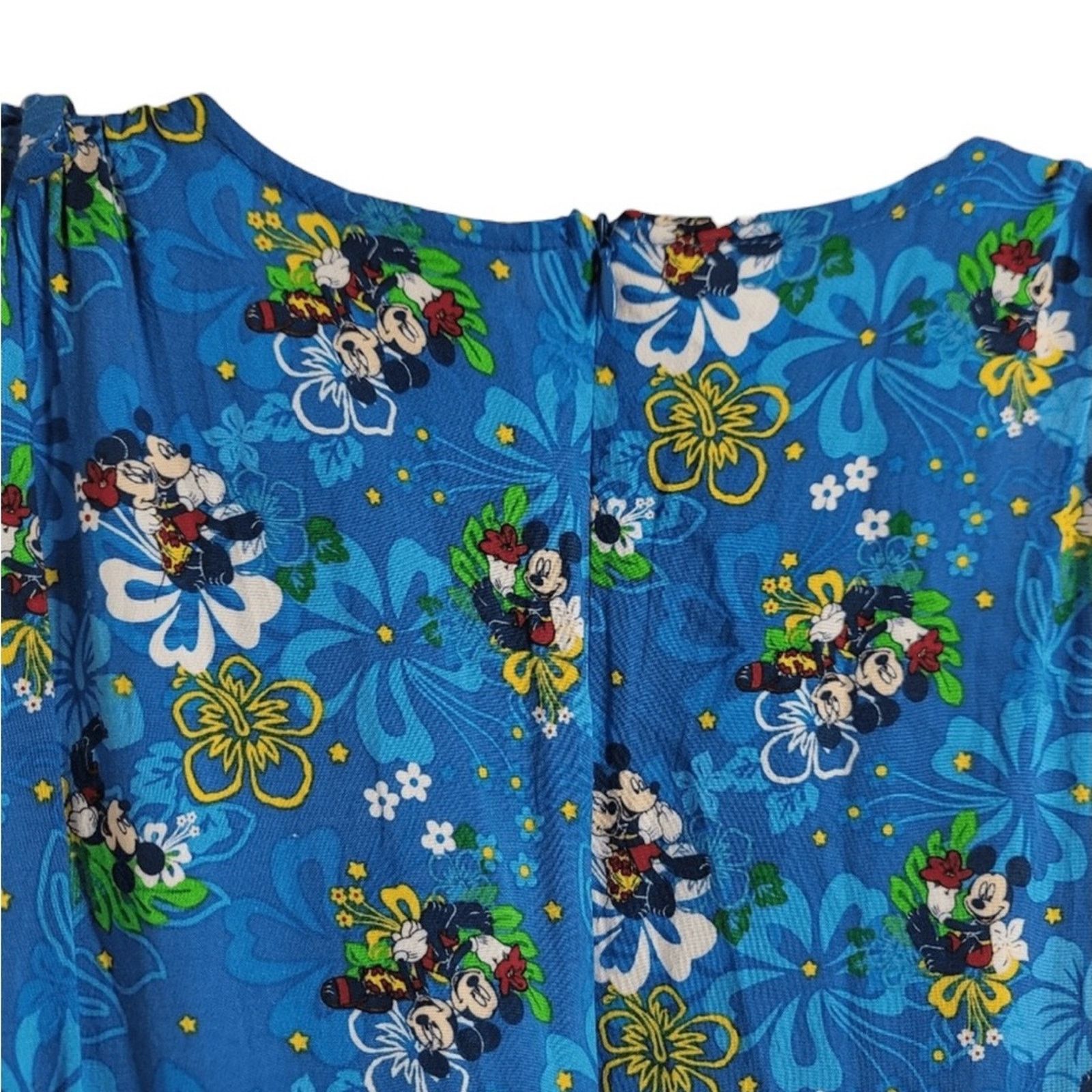 Disney Vintage 90s Disney Mickey Minnie Hawaiian Tank Dress Size 3XL / US 20-22 - 6 Thumbnail