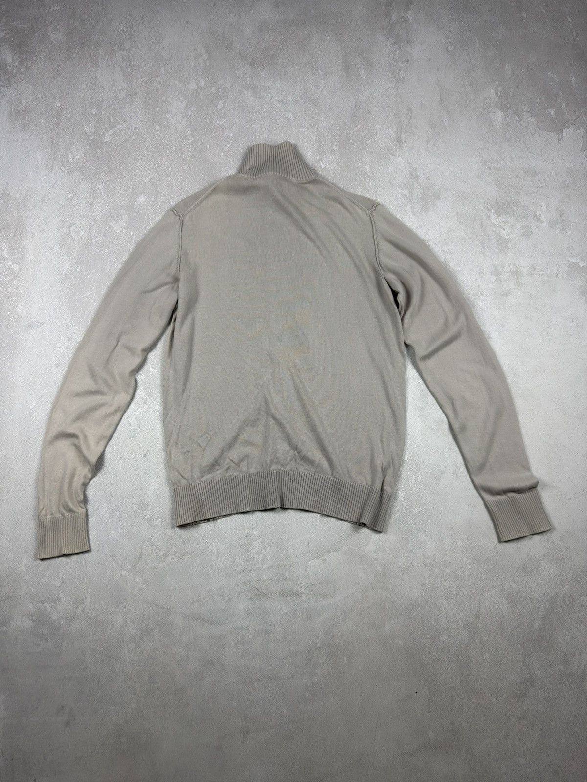 Diesel Vintage Diesel Snoweagles Light Zip Beige Sweater Y2K Size US L / EU 52-54 / 3 - 16 Thumbnail
