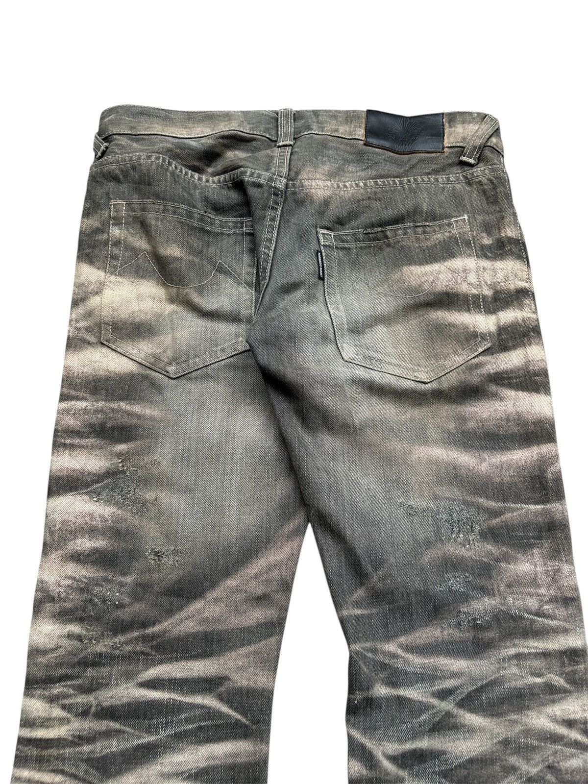 Tornado Mart Whiskered Washed Flared Denim Jeans Size US 29 - 4 Thumbnail