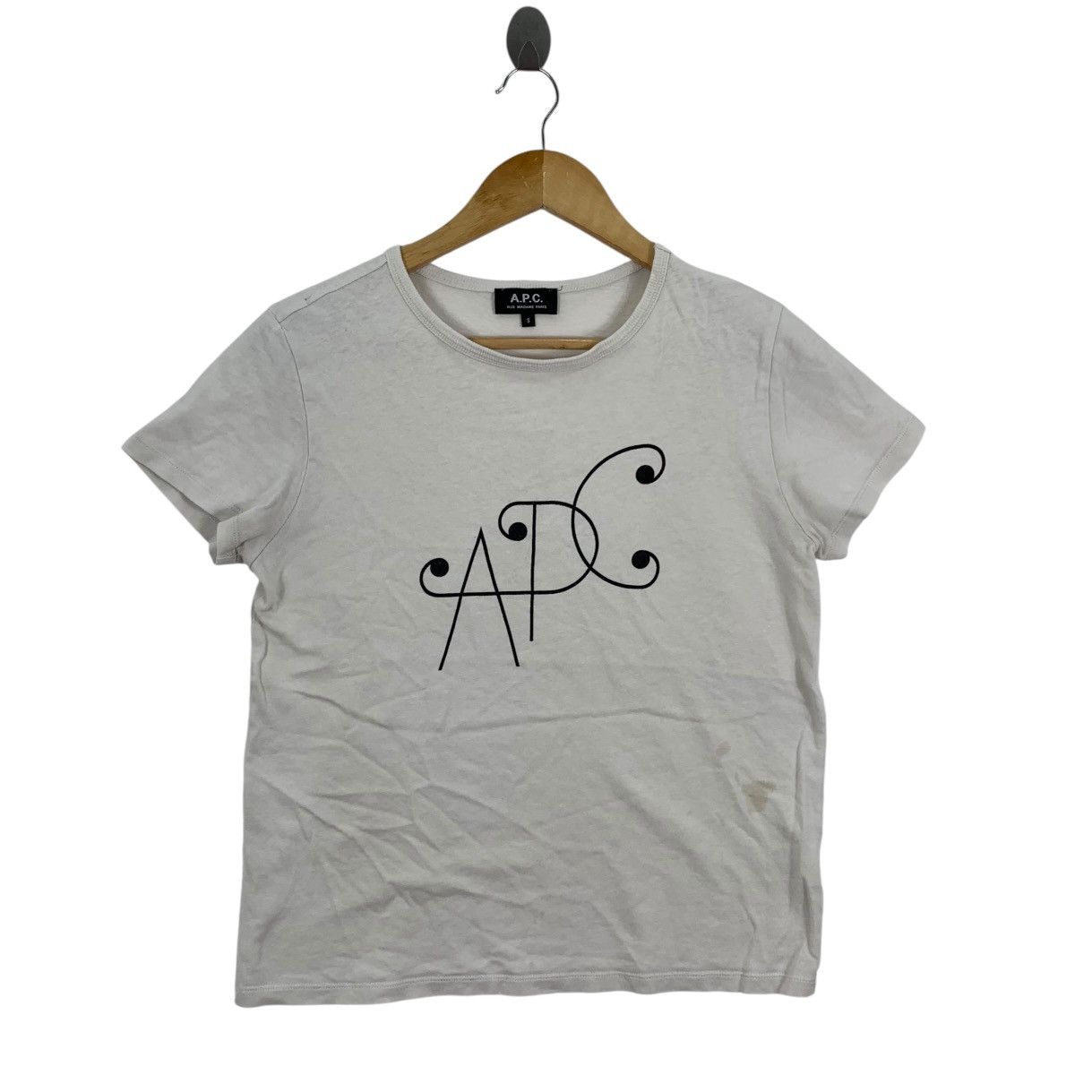 A.P.C. Vintage APC Rue Madame Paris Short Sleeve Tshirt Size US S / EU 44-46 / 1 - 1 Thumbnail
