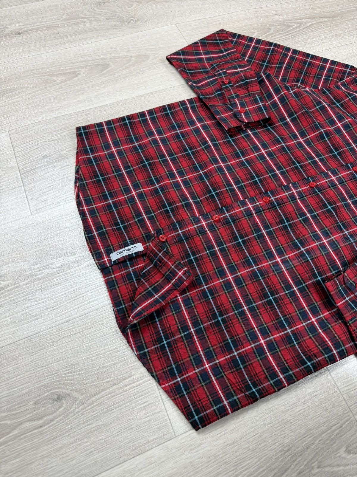 Carhartt Carhartt WIP Patton Red Shirt Size M Size US M / EU 48-50 / 2 - 5 Thumbnail